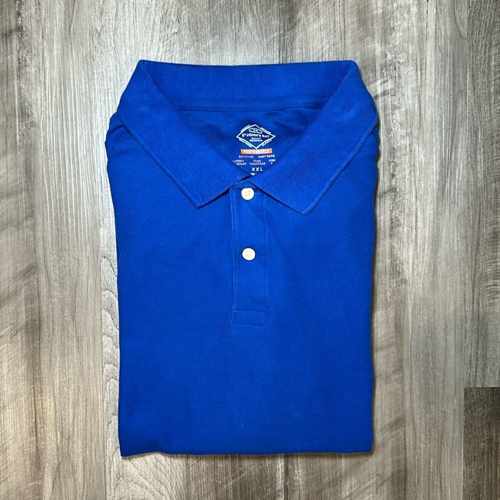 St. Johns Bay St. John’s Bay Performance Quick Dri Easy Care Polo - 2XL Size US XXL / EU 58 / 5 - 1 Thumbnail