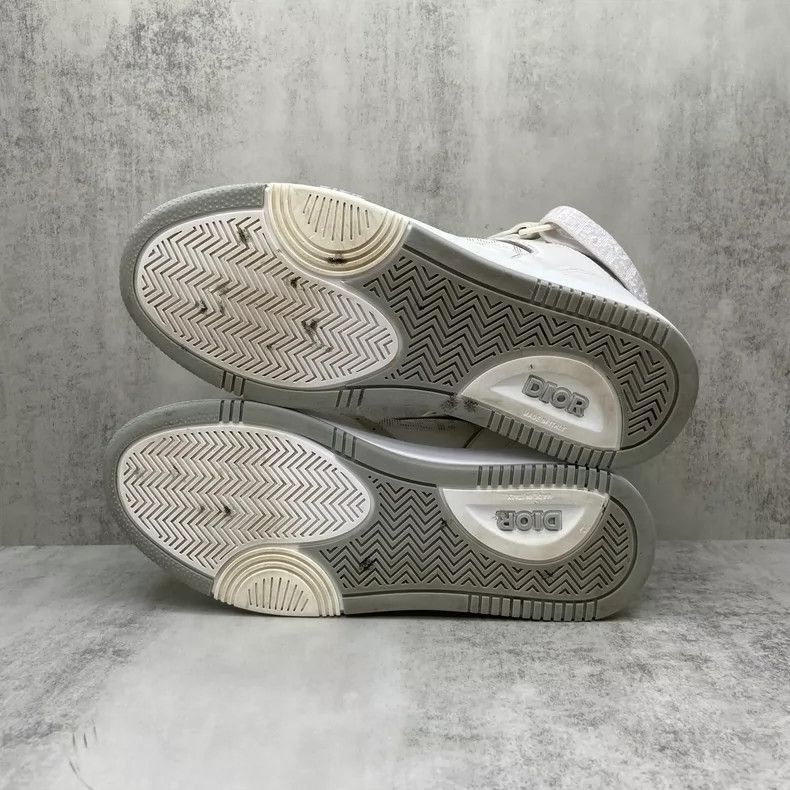 Dior Dior B27 High Top Sneakers in White-2506 Size US 6 / EU 39 - 7 Thumbnail