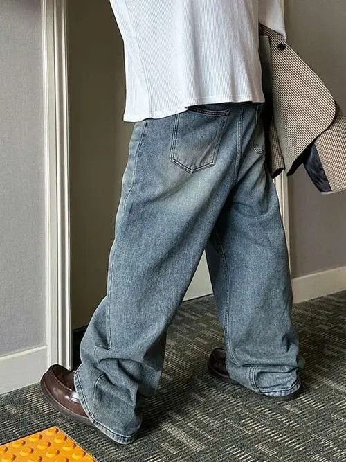 Jean Kawasaki x Haya Washed Loose Fit Denim Jeans Size US 32 / EU 48 - 6 Thumbnail