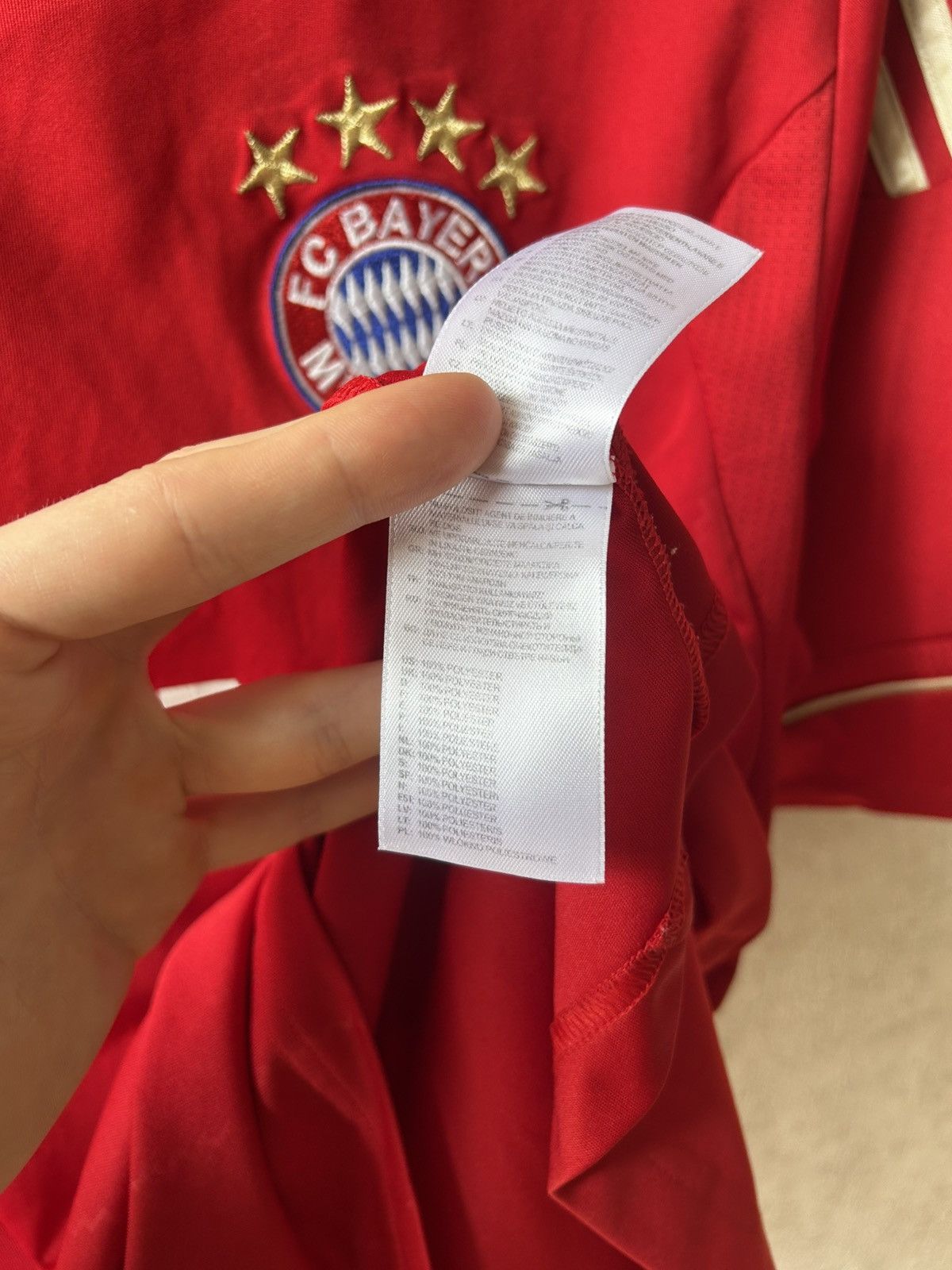 Adidas 2011/12 Adidas Bayern Munich #33 Gomez Home Soccer Jersey Size US M / EU 48-50 / 2 - 10 Thumbnail