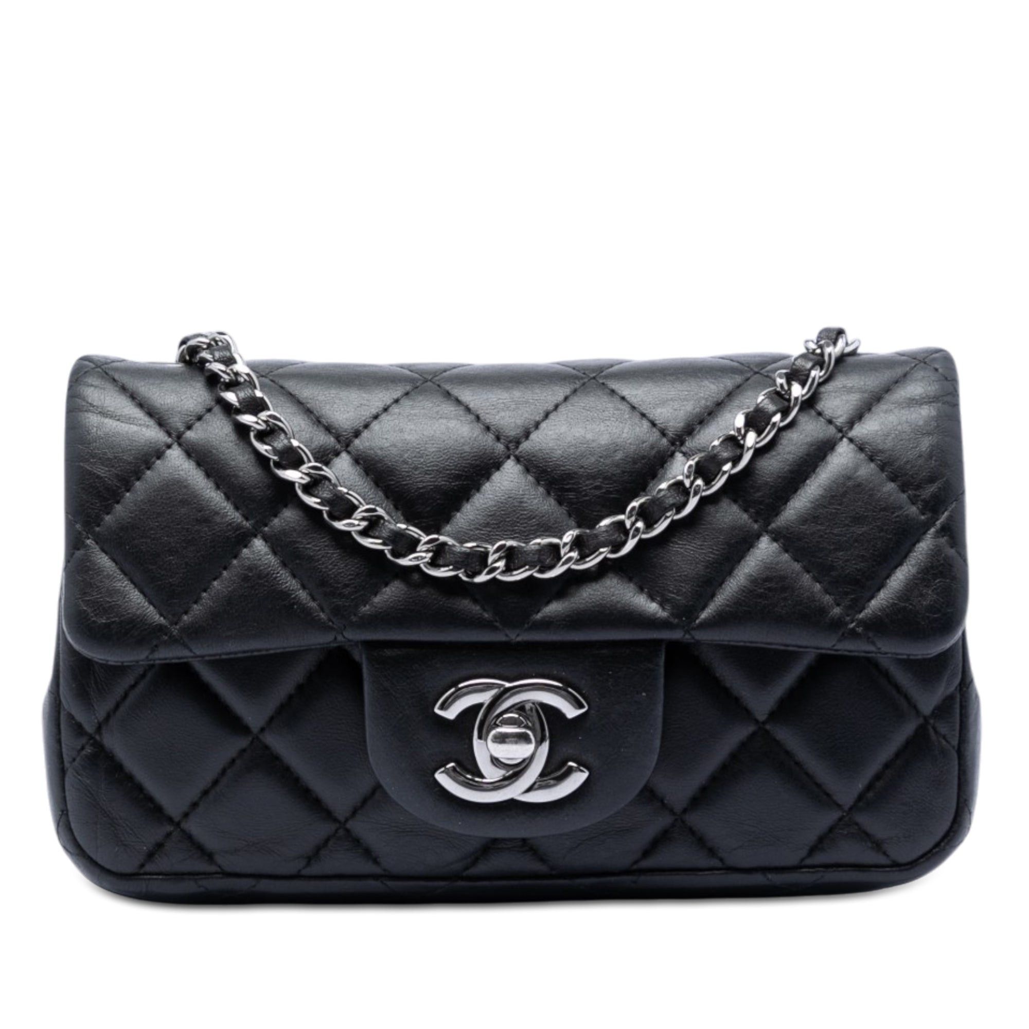 Chanel Extra Mini Rectangular Quilted Lambskin Flap Size ONE SIZE - 1 Thumbnail