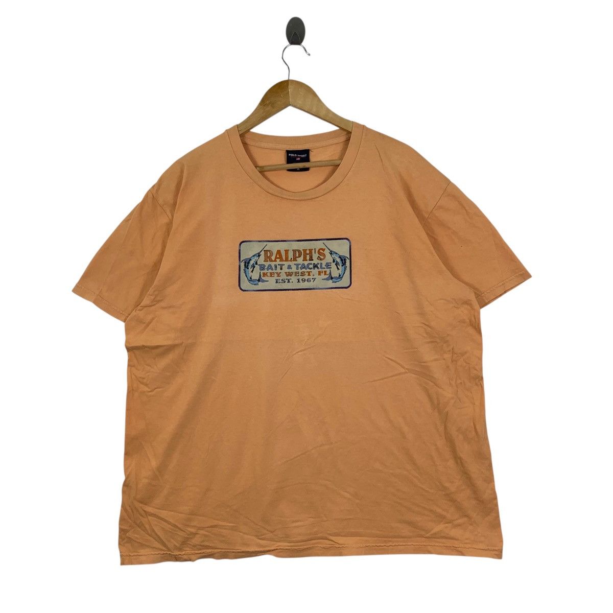 Polo Ralph Lauren Vintage POLO SPORT RL Ralph Lauren Bait & Tackle Fish Tshirt Size US L / EU 52-54 / 3 - 1 Thumbnail