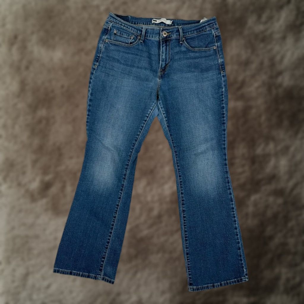 Levi's Levi's 515 Bootcut Jeans Women's 10 Blue Medium Wash Mid Rise Denim 30x30 Size 32" / US 10 / IT 46 - 1 Thumbnail