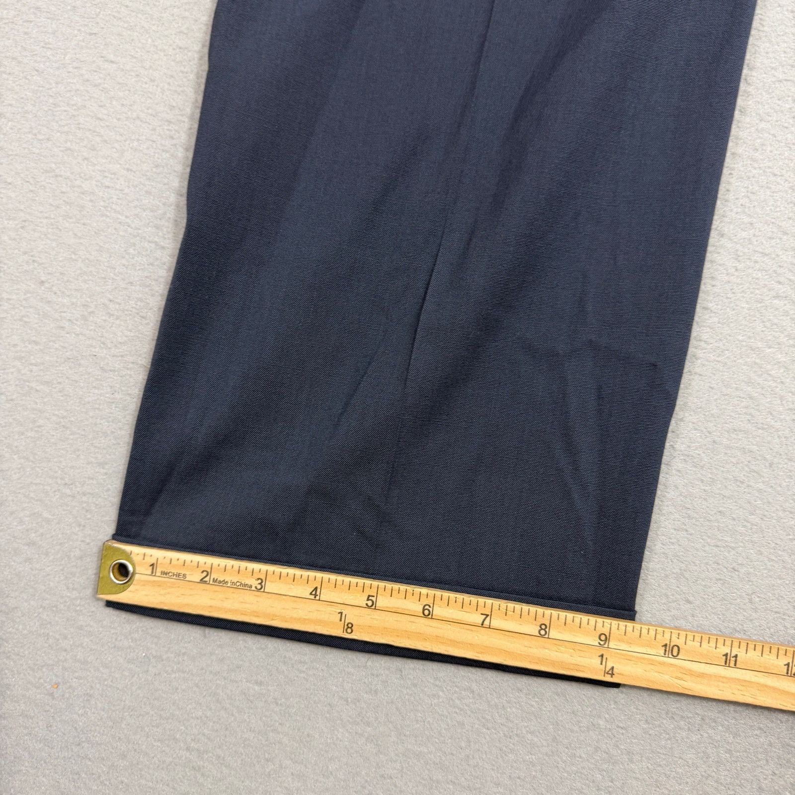 Vintage Vintage Palm Beach Pleated Trousers Men's 36x30 Blue 80s Size US 36 / EU 52 - 9 Thumbnail