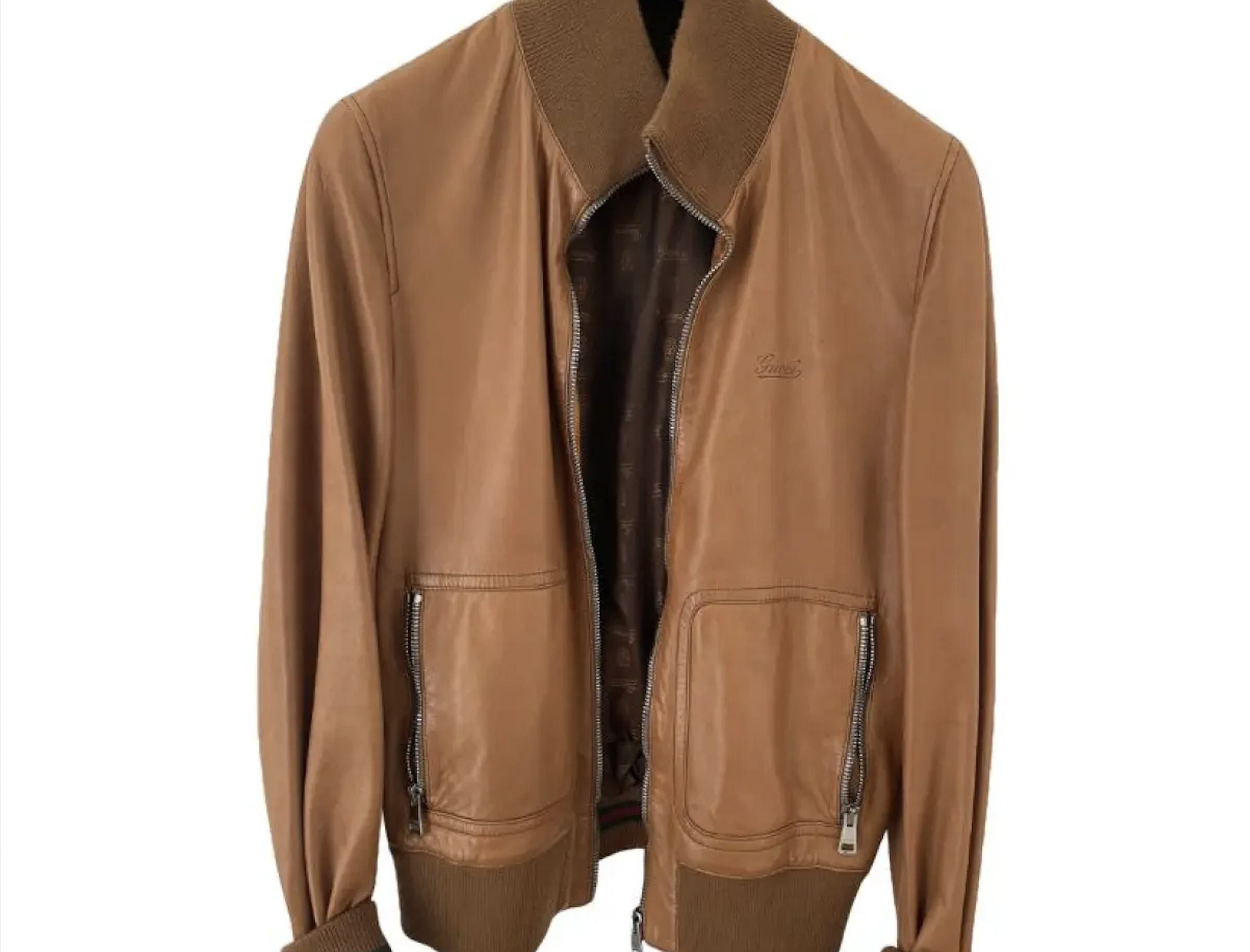 Gucci Gucci jacket M Brown Size US M / EU 48-50 / 2 - 1 Thumbnail