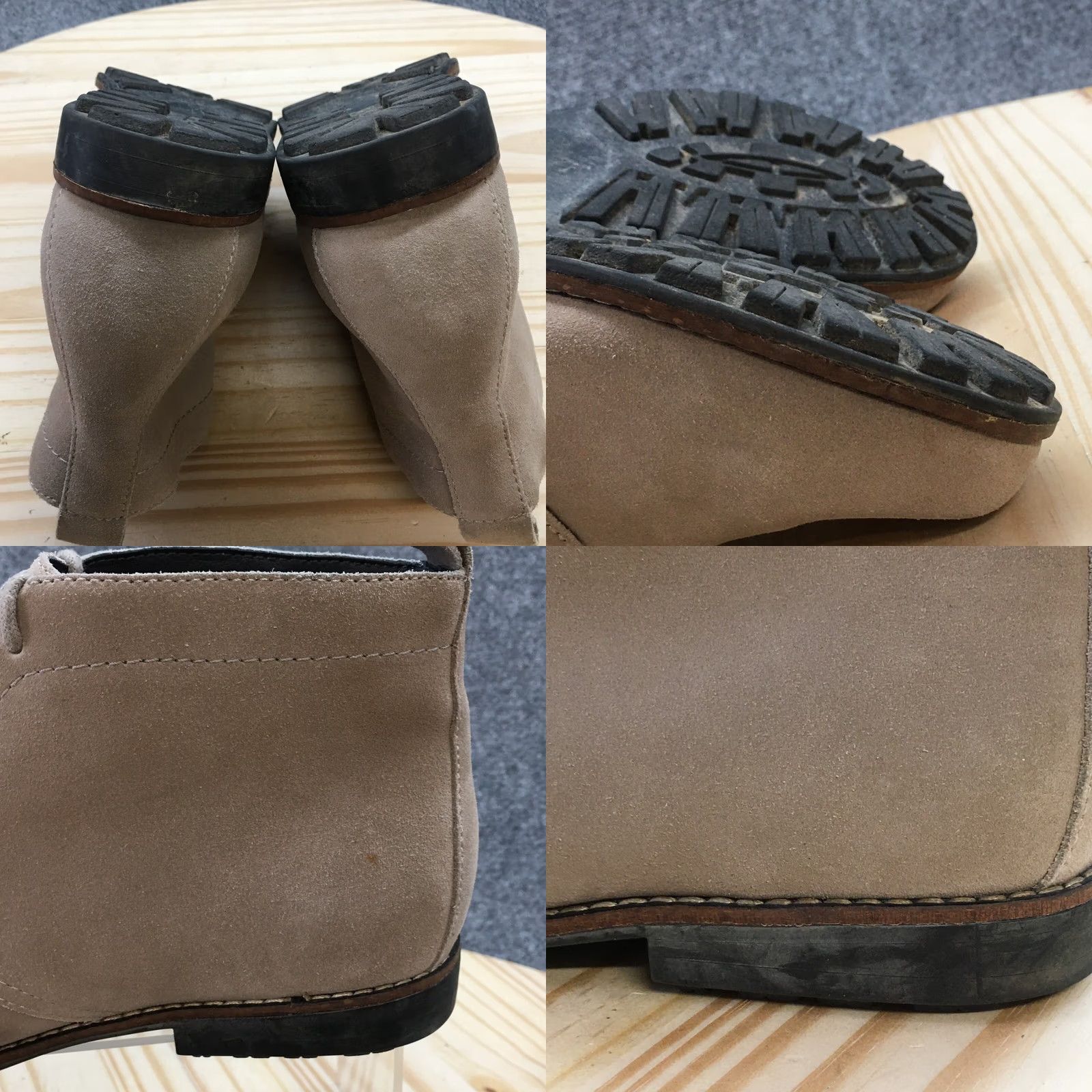 Vintage White Mountain Boots Womens 7.5 W Auburn Beige Leather Ankle Booties Bootie" Size US 8 / IT 38 - 8 Thumbnail