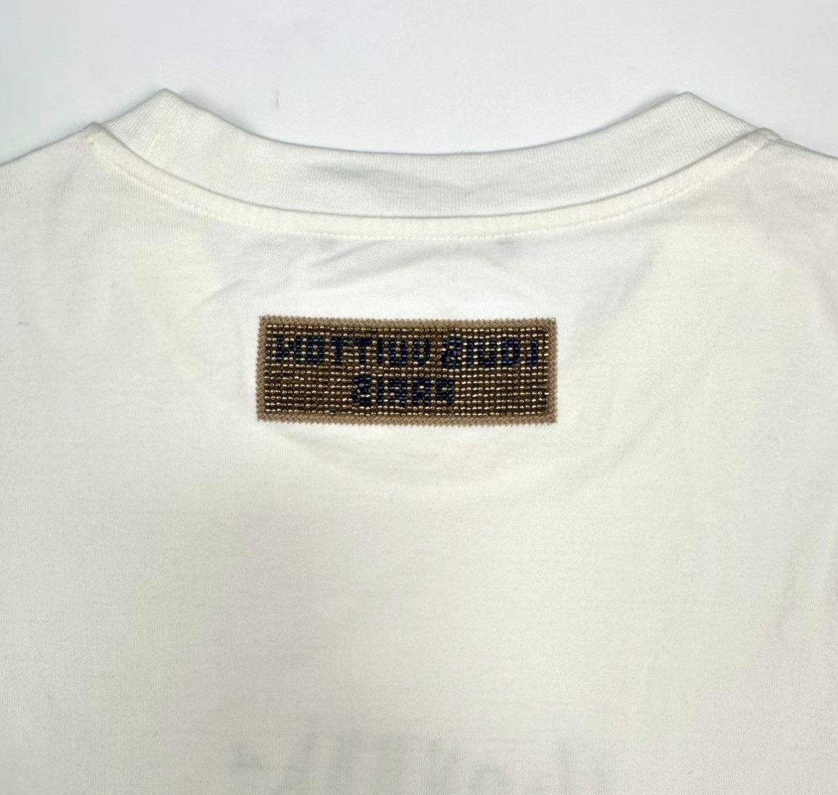 Louis Vuitton Louis Vuitton Beaded Letter Short Sleeve T-shirt K12 Size US L / EU 52-54 / 3 - 5 Thumbnail
