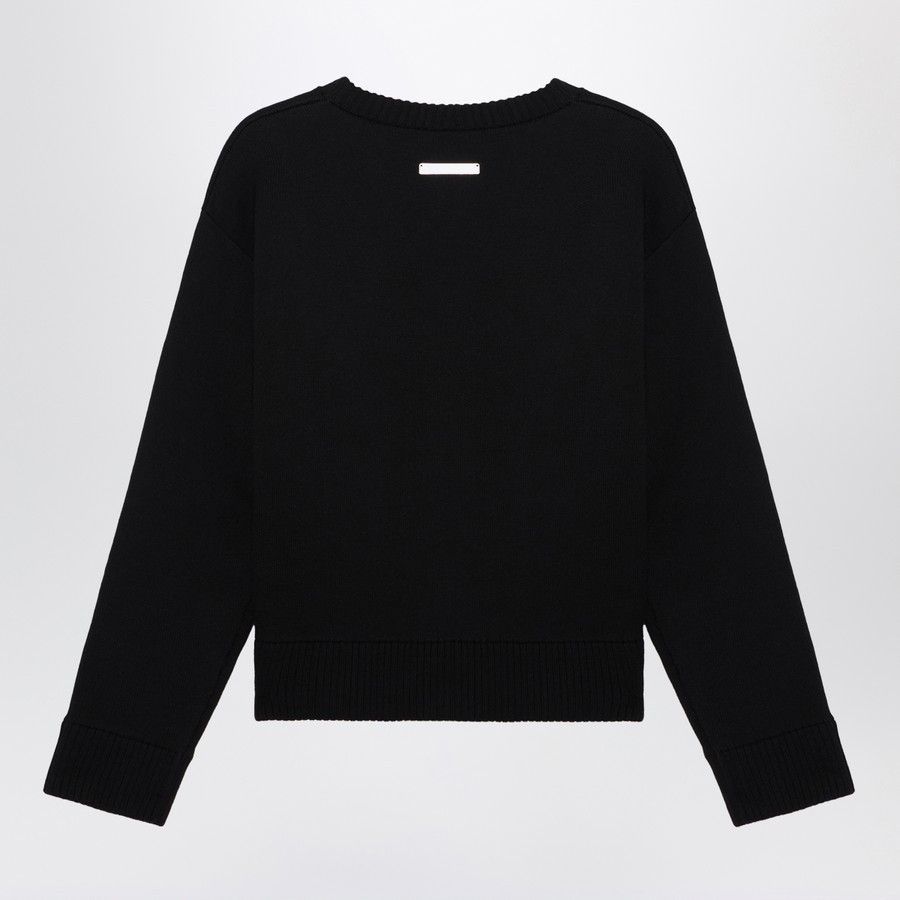 1989 STUDIO o1d2blof1124 Knitwear Sweater in Black Size US M / EU 48-50 / 2 - 2 Thumbnail