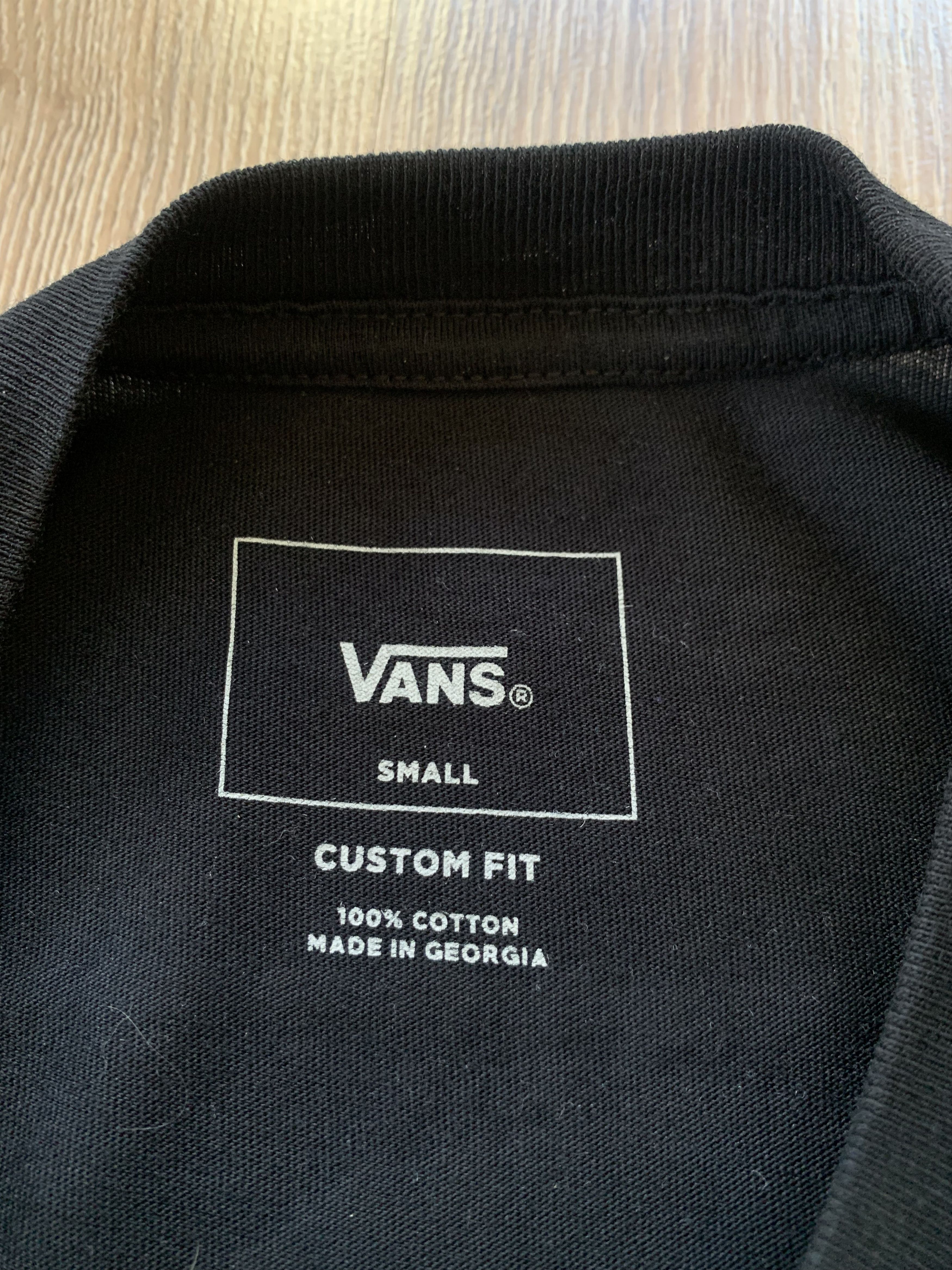 Vans Vans Watch Your Back Black Printed Custom Fit T-Shirt Size US S / EU 44-46 / 1 - 8 Thumbnail