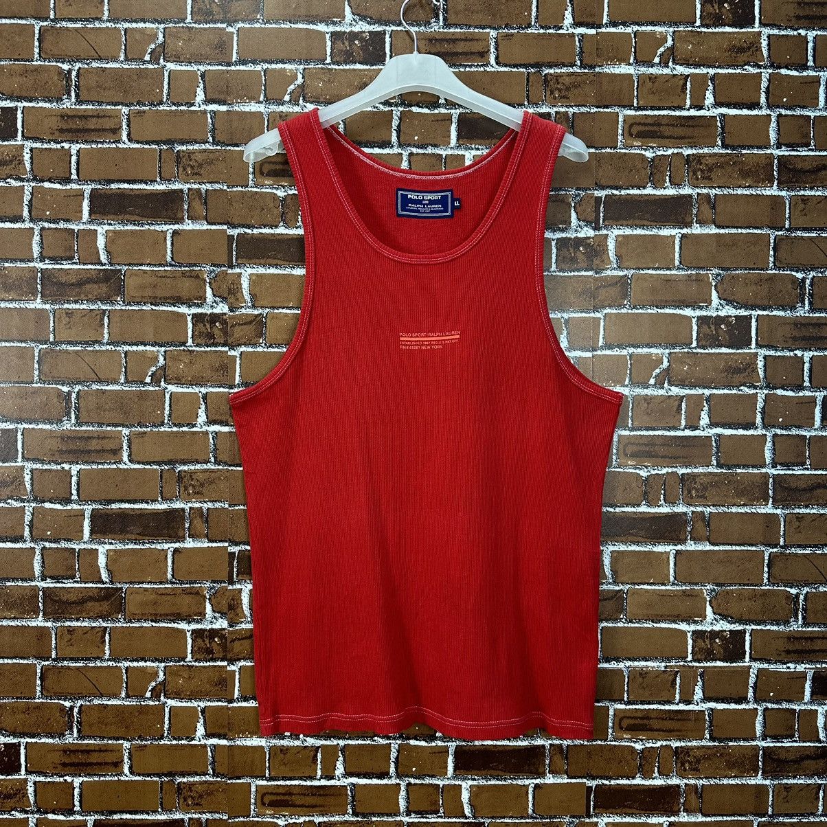 Polo Ralph Lauren Polo Sport Singlet Sleeveless Tank Tops A828 Size US L / EU 52-54 / 3 - 1 Thumbnail