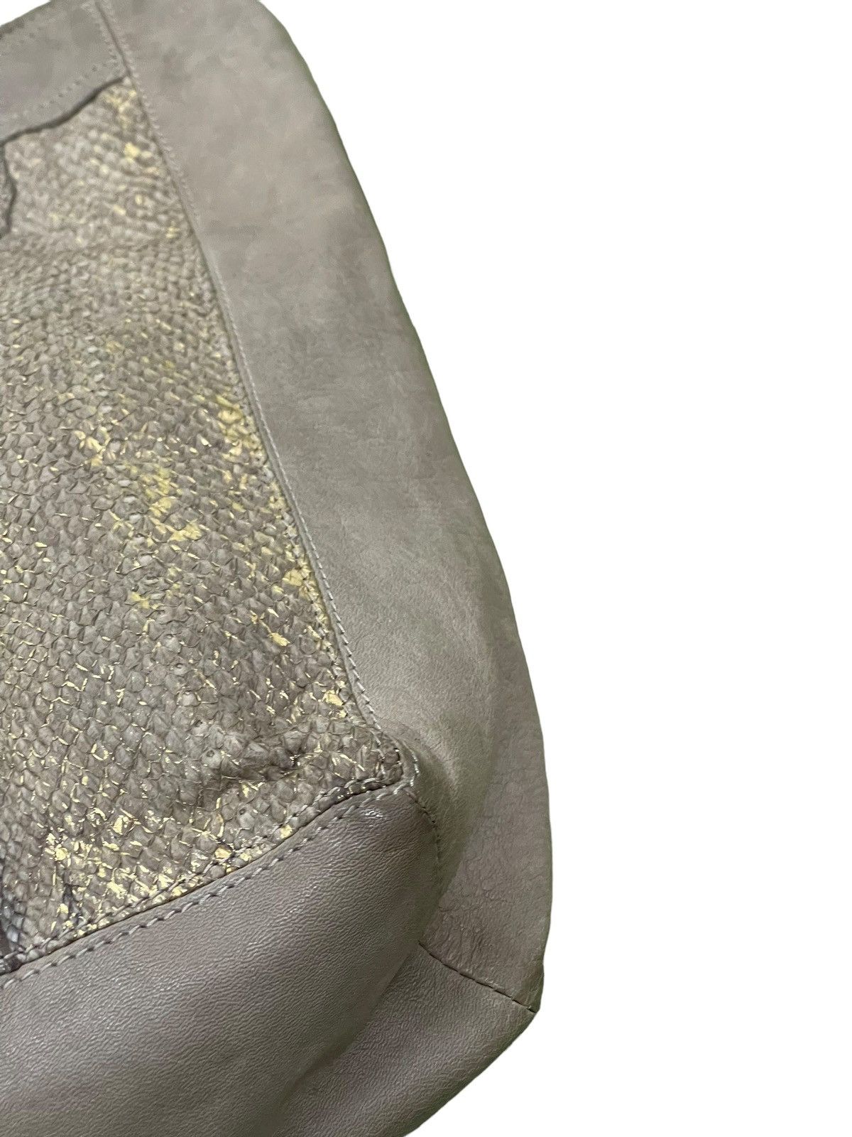 Genuine Leather Full Leather Sissi Rossi Italy Python Tote Bag 3🟩 Size ONE SIZE - 5 Thumbnail