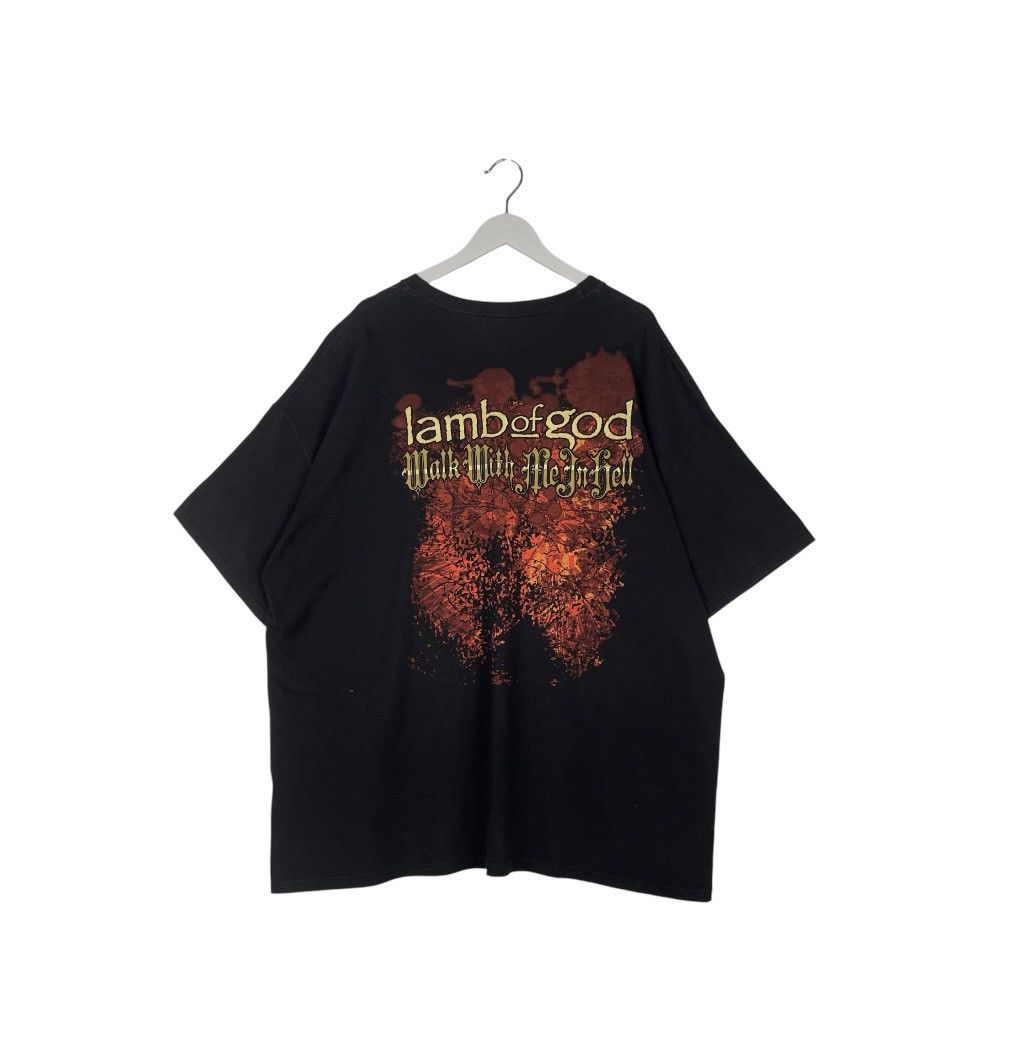 Designer × Vintage vintage T-shirt Hanes heavyweight lamb of god - Size US XL / EU 56 / 4 - 5 Thumbnail