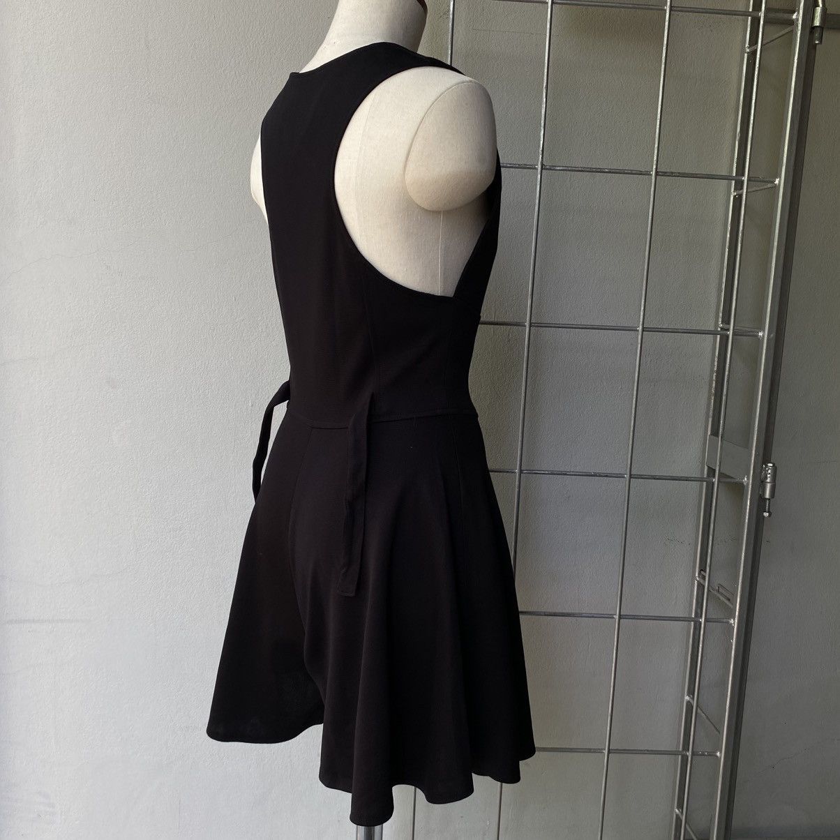 Jean Paul Gaultier JUNIOR Gaultier Deep V-Neck Black Romper Skort Size S / US 4 / IT 40 - 3 Thumbnail