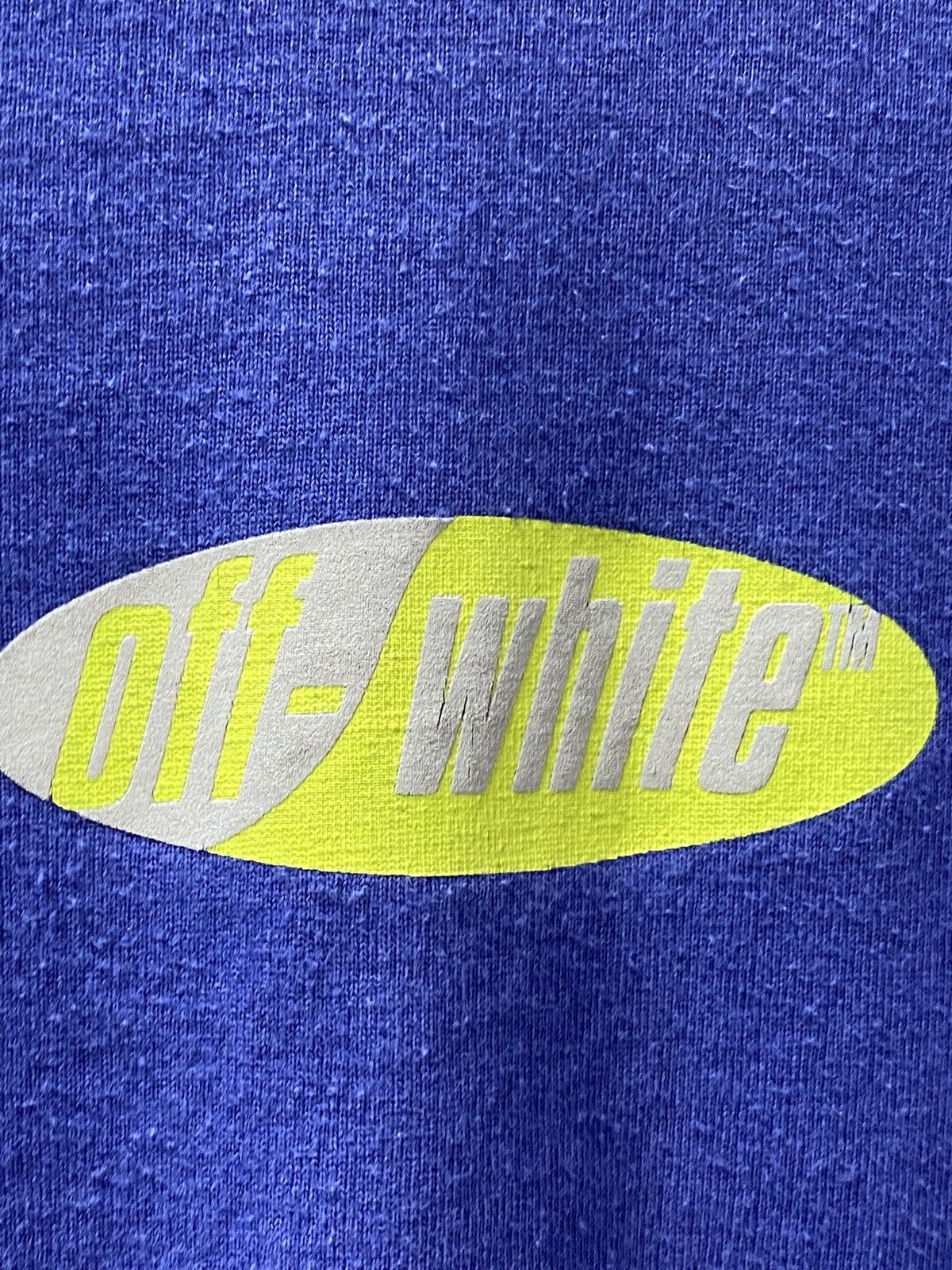 Off-White × Virgil Abloh Off-White Virgil Abloh Arrows Blue Tee Shirt Small Size US S / EU 44-46 / 1 - 5 Thumbnail