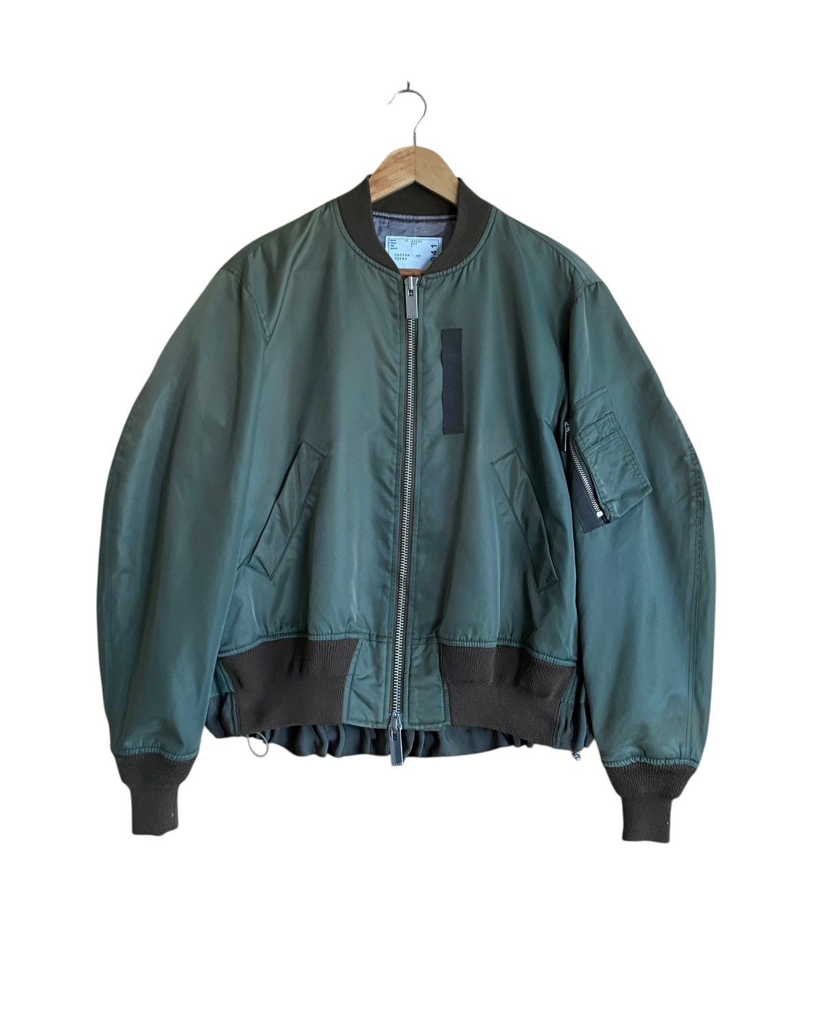 Sacai Sacai S/S 15 Reconstructed Terry cloth MA-1 Bomber | Grailed