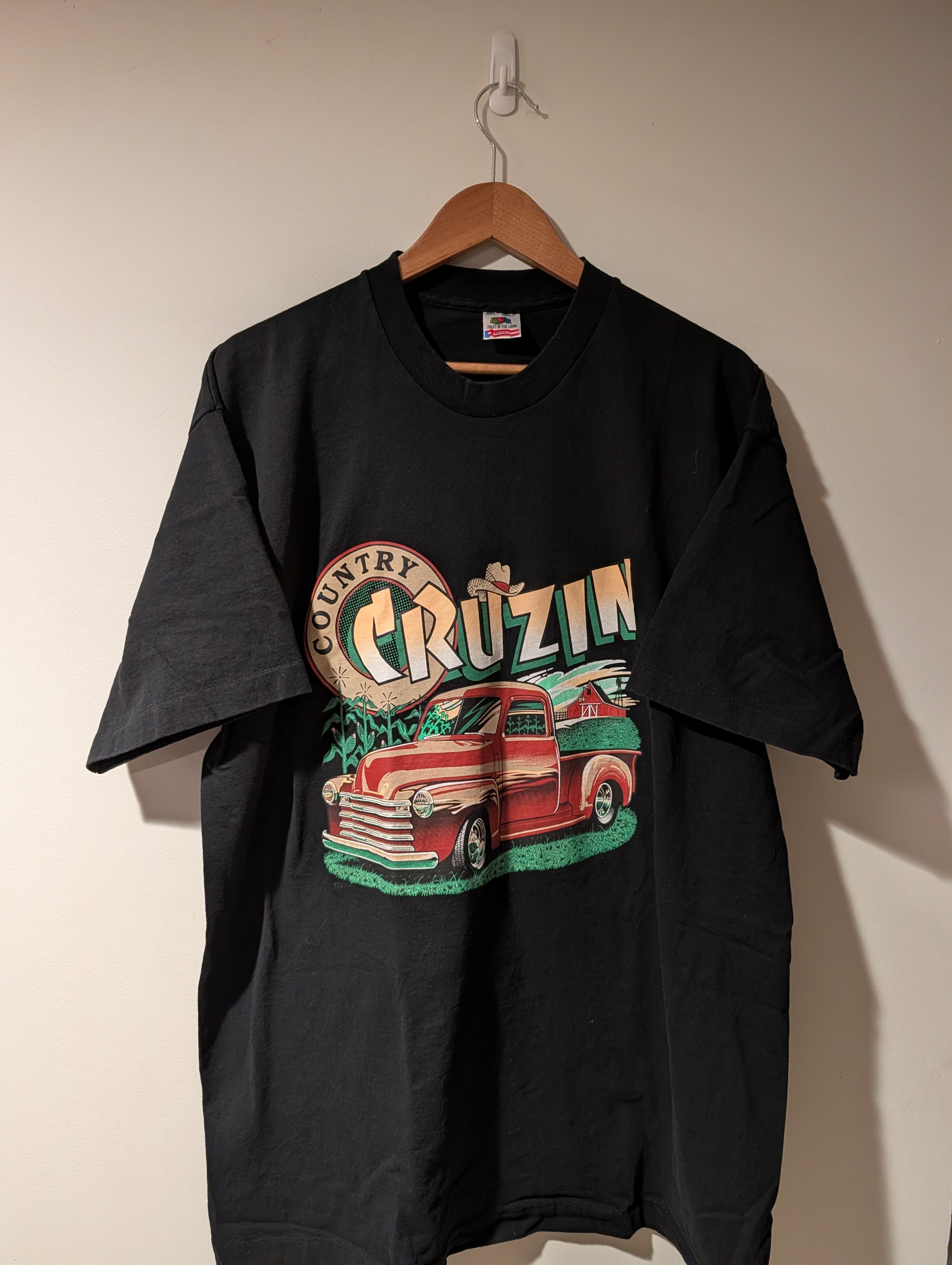 Arts & Science Country Cruzin Chevy Truck Vintage 1991 Fruit of the Loom Size US XXL / EU 58 / 5 - 1 Thumbnail