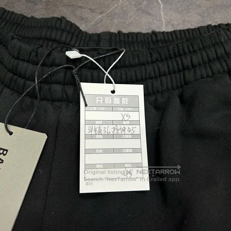 Balenciaga Balenciaga Distressed Rhinestone Shorts. Size US 26 / EU 42 - 3 Thumbnail