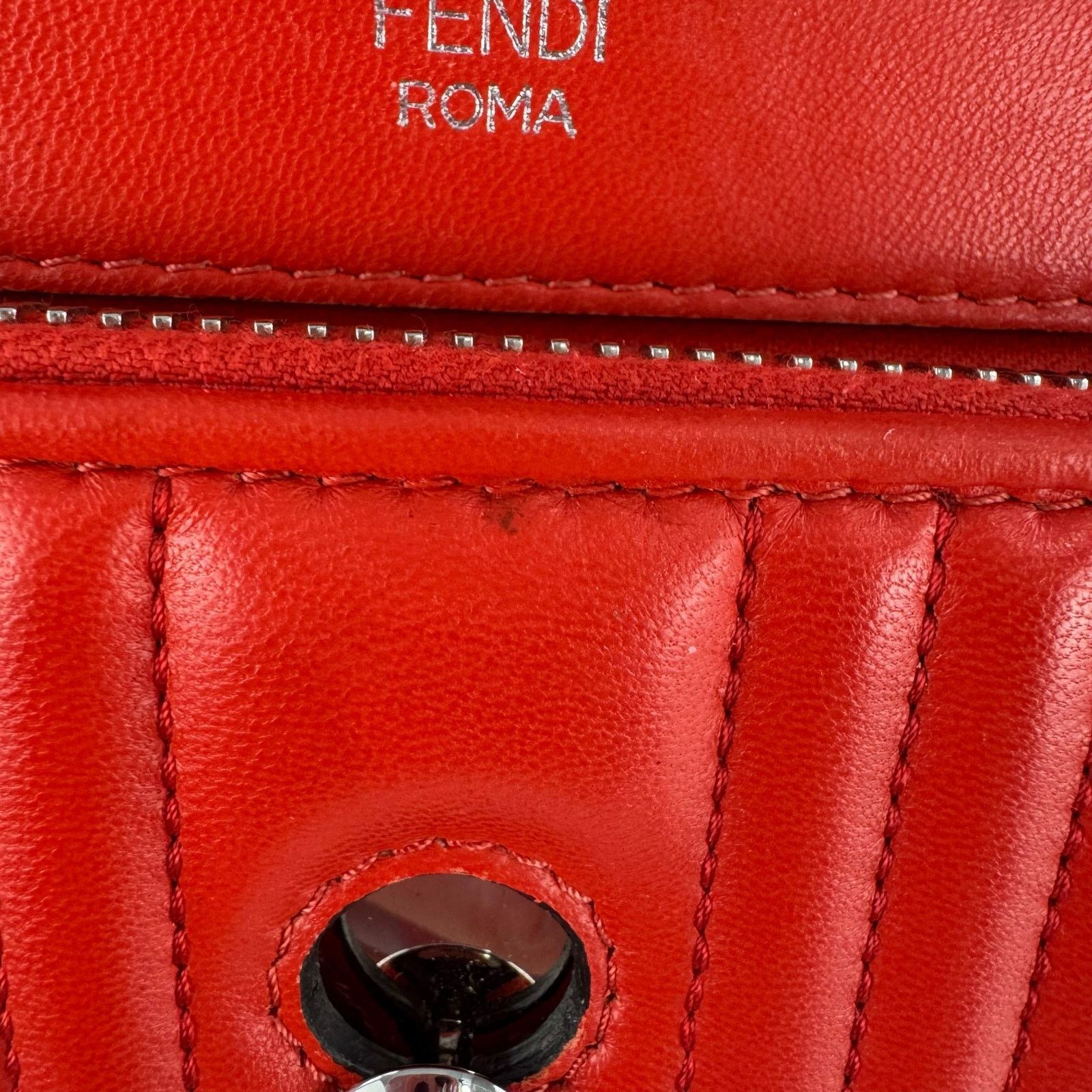 Fendi Fendi Dotcom Click Quilted Leather Shoulder Bag Size ONE SIZE - 16 Thumbnail