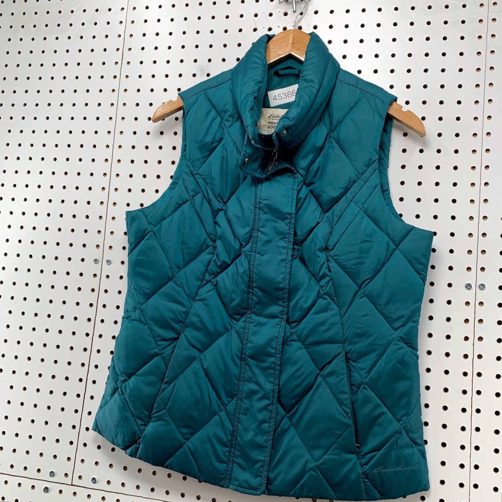 Eddie Bauer Eddie Bauer Premium Down Vest Womens M Teal Quilted Outdoor VEST Womens Medium Teal Quilted Down Vest Eddie Bauer Size M / US 6-8 / IT 42-44 - 3 Thumbnail