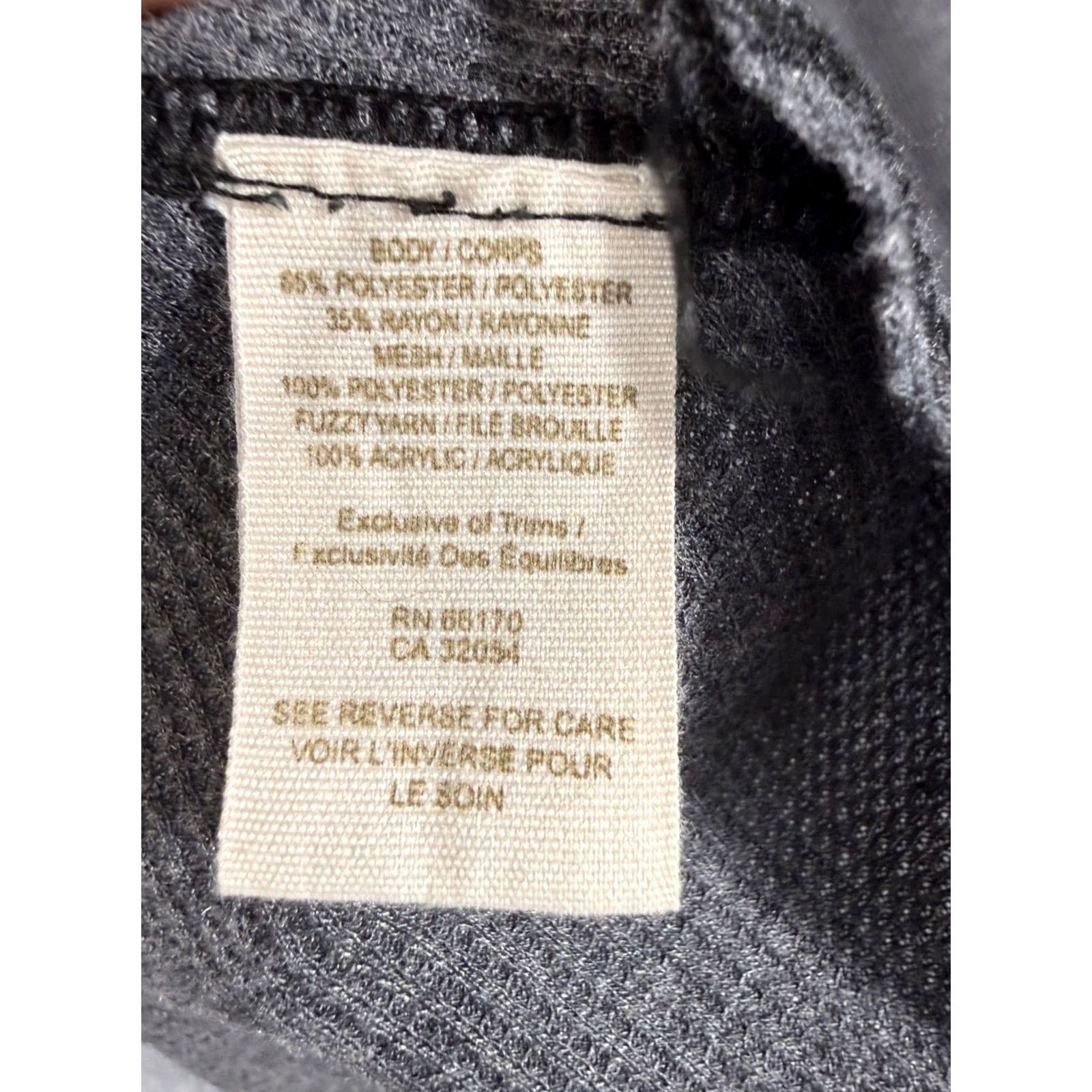 Free People Free People Thermal Top Womens M Gray Henley Neck Ribbon Details Long Sleeve Button Front Blouse Size M / US 6-8 / IT 42-44 - 6 Thumbnail