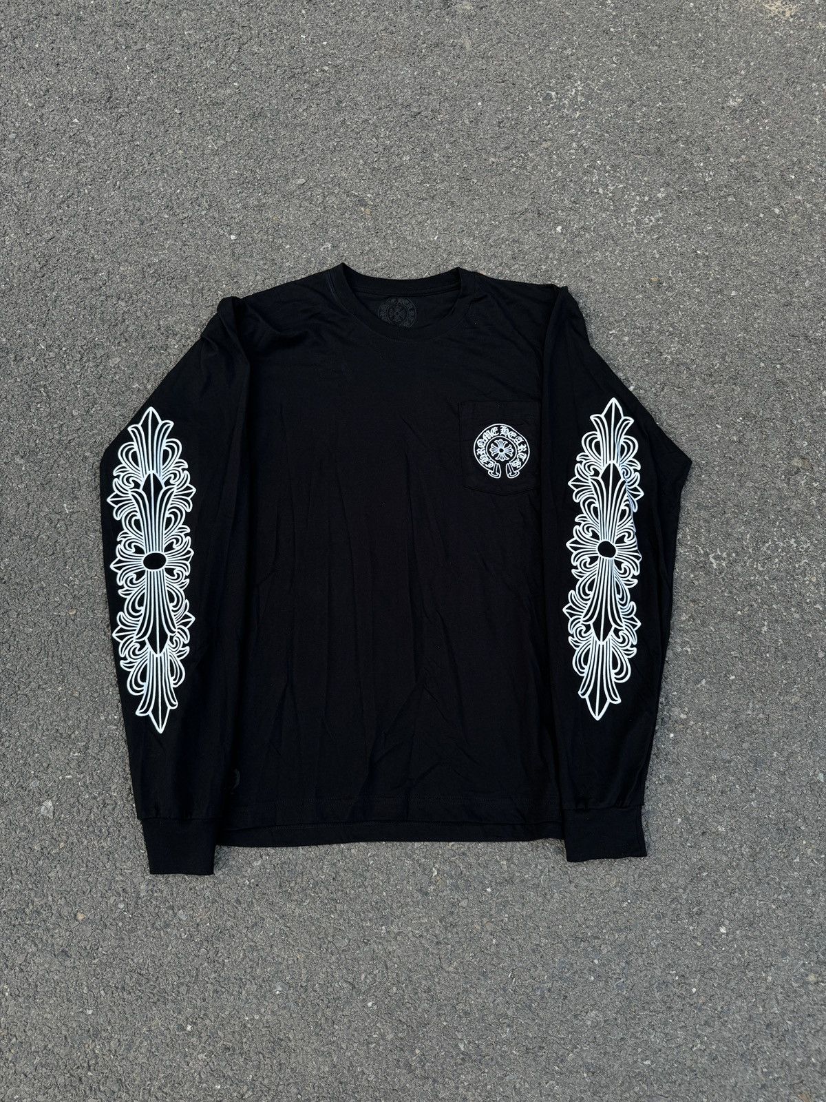 Chrome Hearts Chrome Hearts Hongkong Exclusive Horseshoe Longsleeve Shirt Size US XL / EU 56 / 4 - 3 Thumbnail