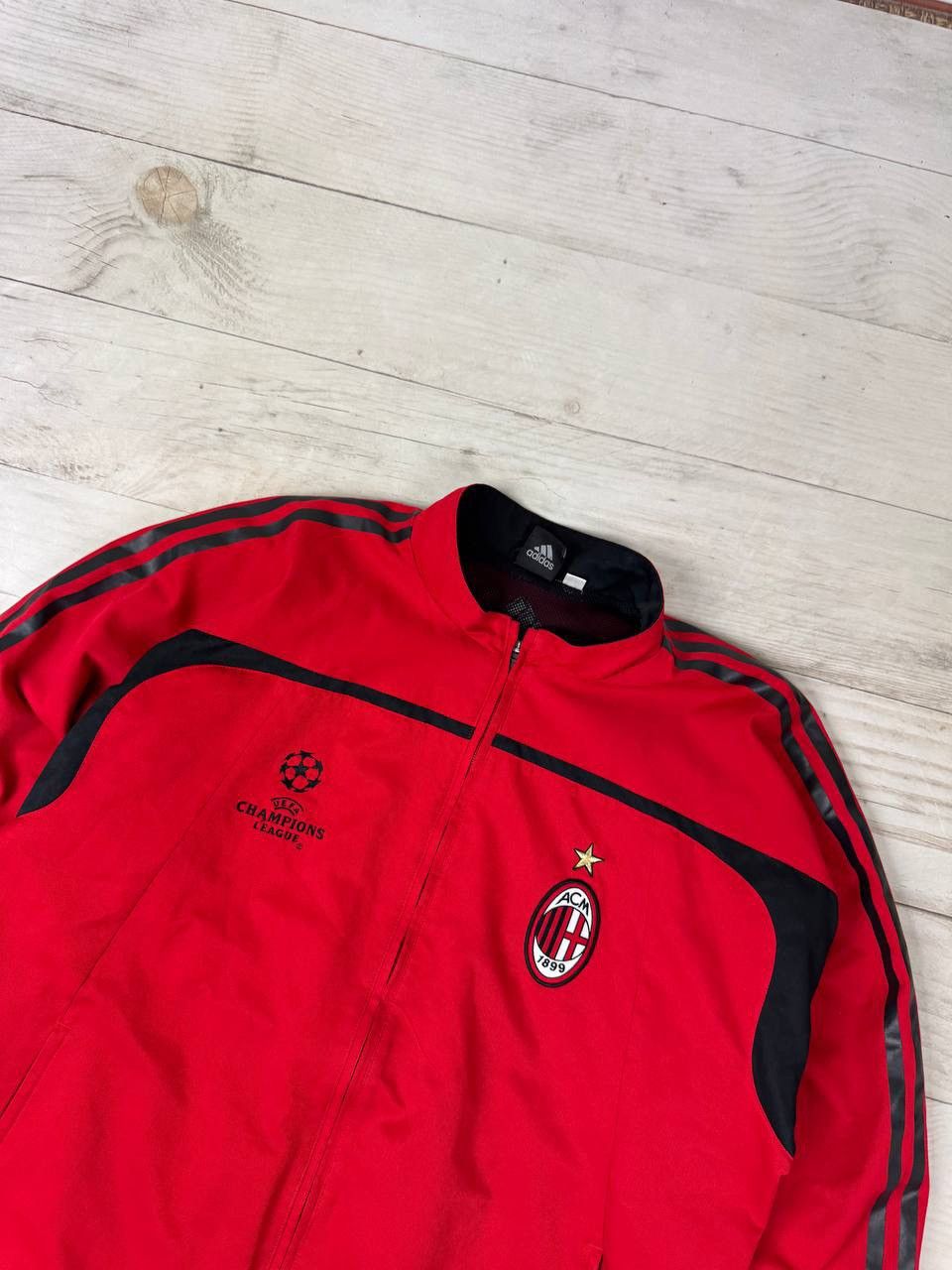 Adidas Vintage Adidas Milan 2004 2005 Training Track Jacket Soccer Size US L / EU 52-54 / 3 - 2 Thumbnail
