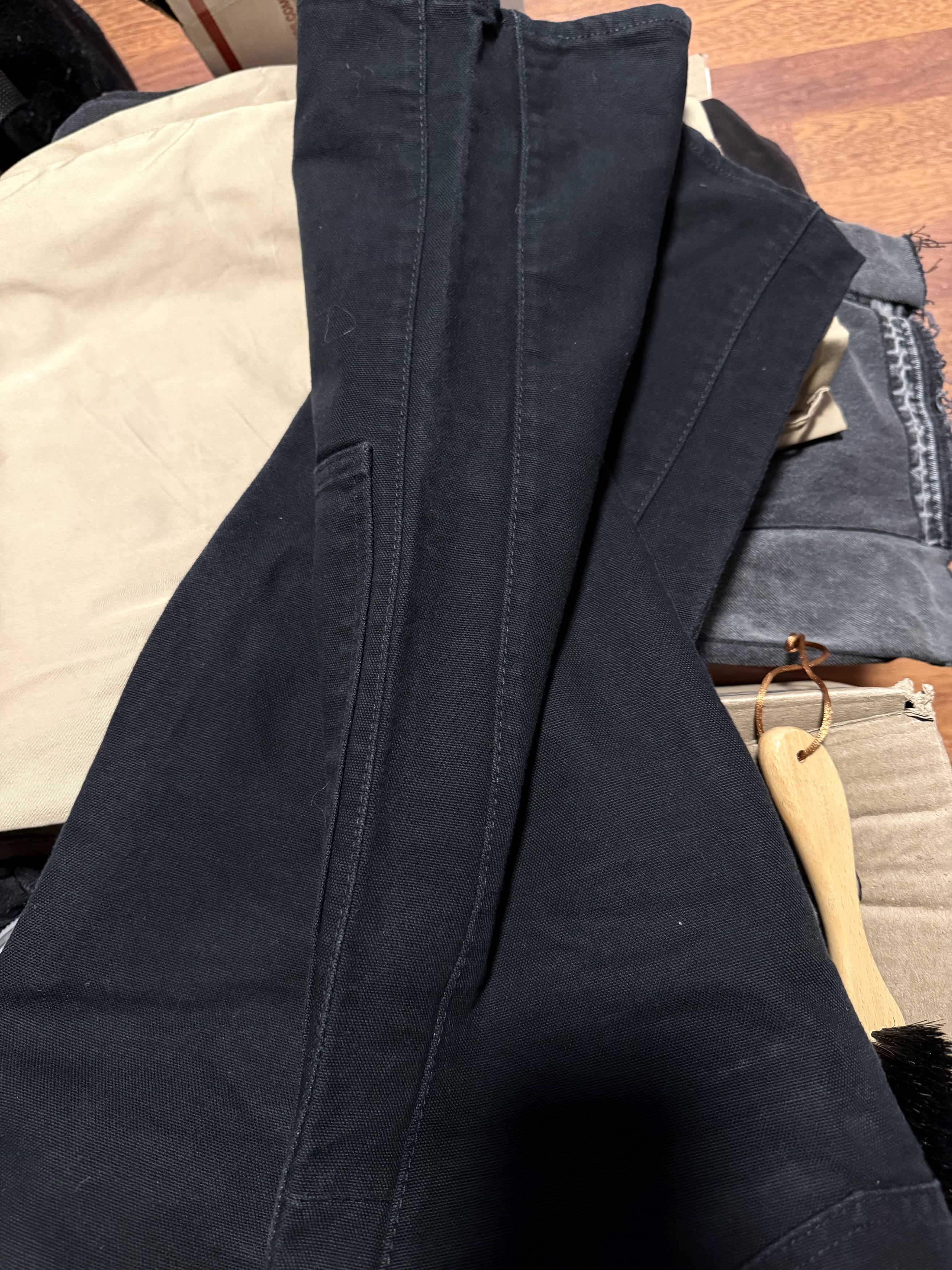 Carhartt Custom Double Knee Flared Carpenters Dungaree - Black - 34 Size US 34 / EU 50 - 4 Thumbnail