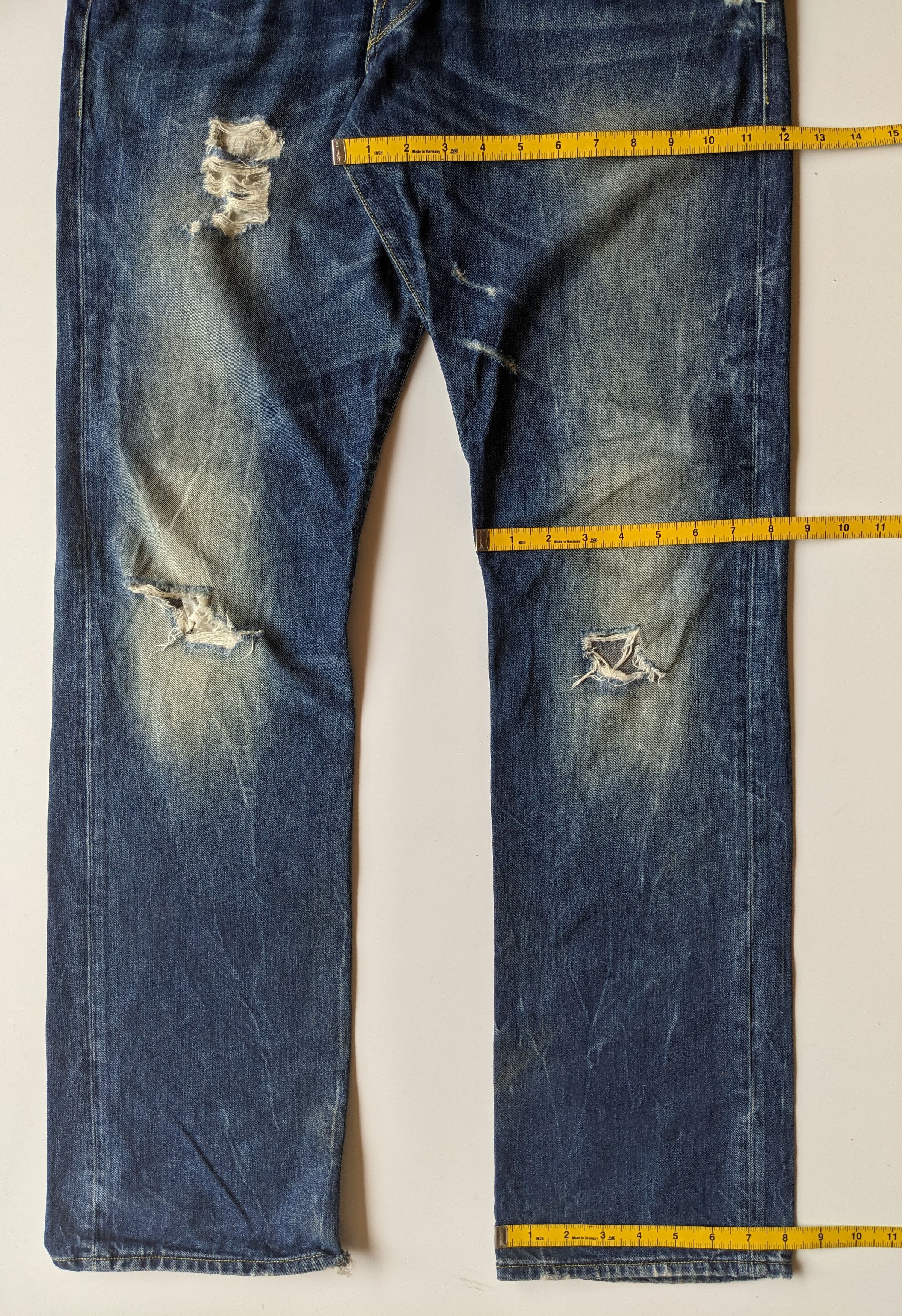 G-Star G-Star Raw 3301 faded distressed jeans Size US 34 / EU 50 - 11 Thumbnail