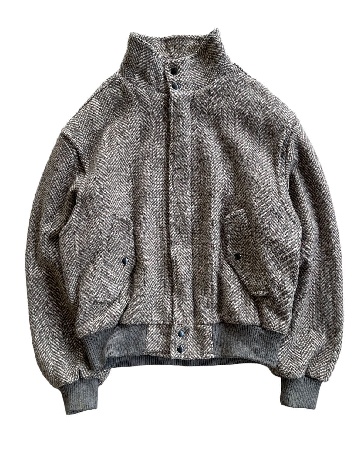 Members Only Vintage Members Only Europe Craft Wool Tweed Blouson Jacket Size US L / EU 52-54 / 3 - 2 Thumbnail