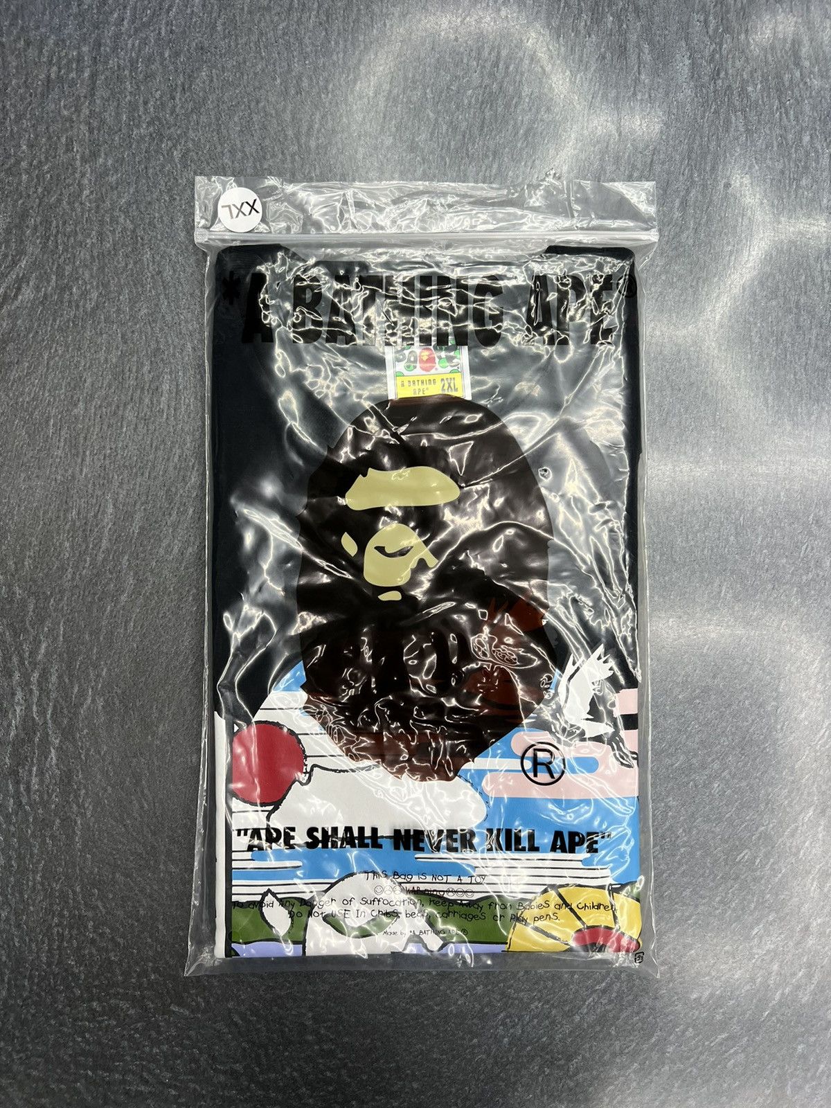 Bape Bape Japan Culture Spring Ape Head T-Shirt Size US XXL / EU 58 / 5 - 6 Thumbnail