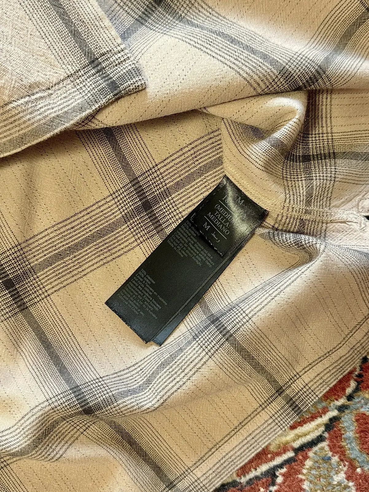 Allsaints Allsaints Flannel Distressed Check Long Sleeve Shirt Size US M / EU 48-50 / 2 - 15 Thumbnail