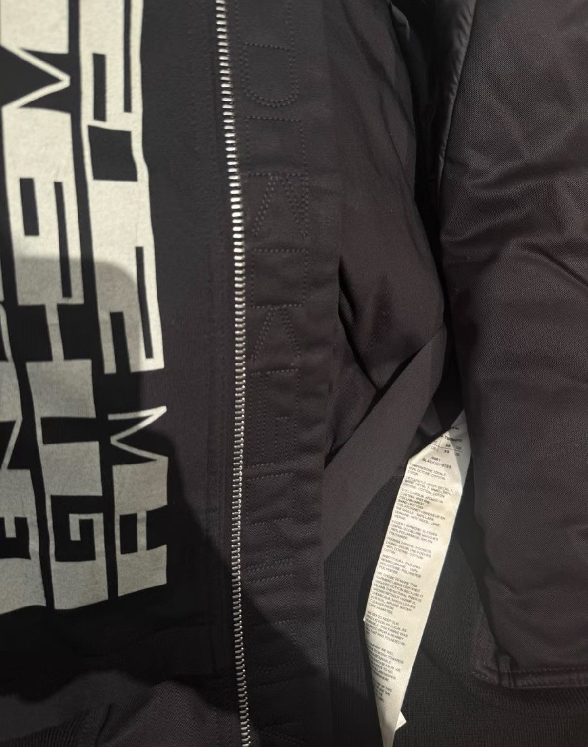 Rick Owens Rick Owens DRKSHDW FW21 Cropped Bomber Jacket Size US XS / EU 42 / 0 - 4 Thumbnail