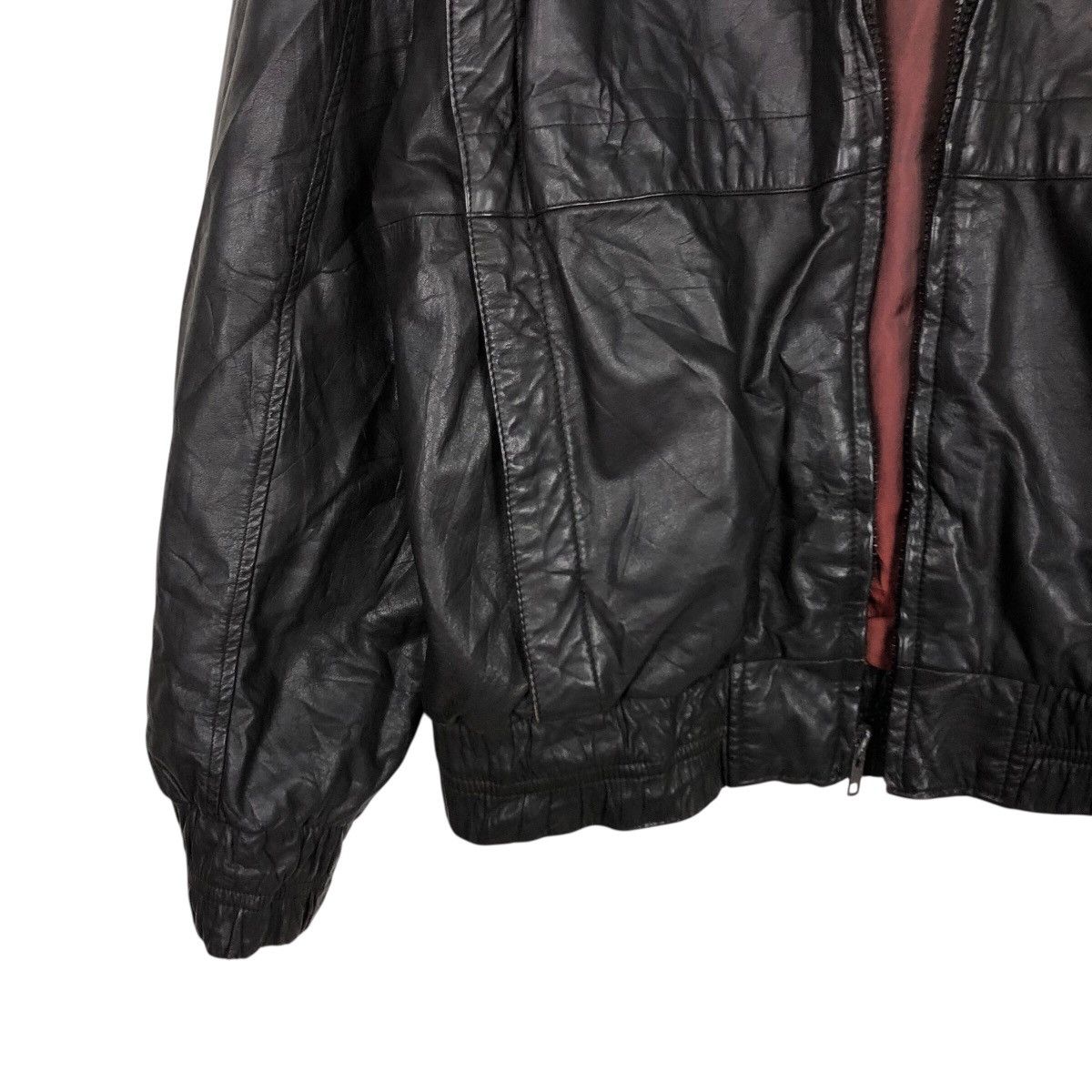 Japanese Brand 📌Vintage Biker Leather Jacket Jindo Blanket Issey Miyake Size US S / EU 44-46 / 1 - 11 Thumbnail