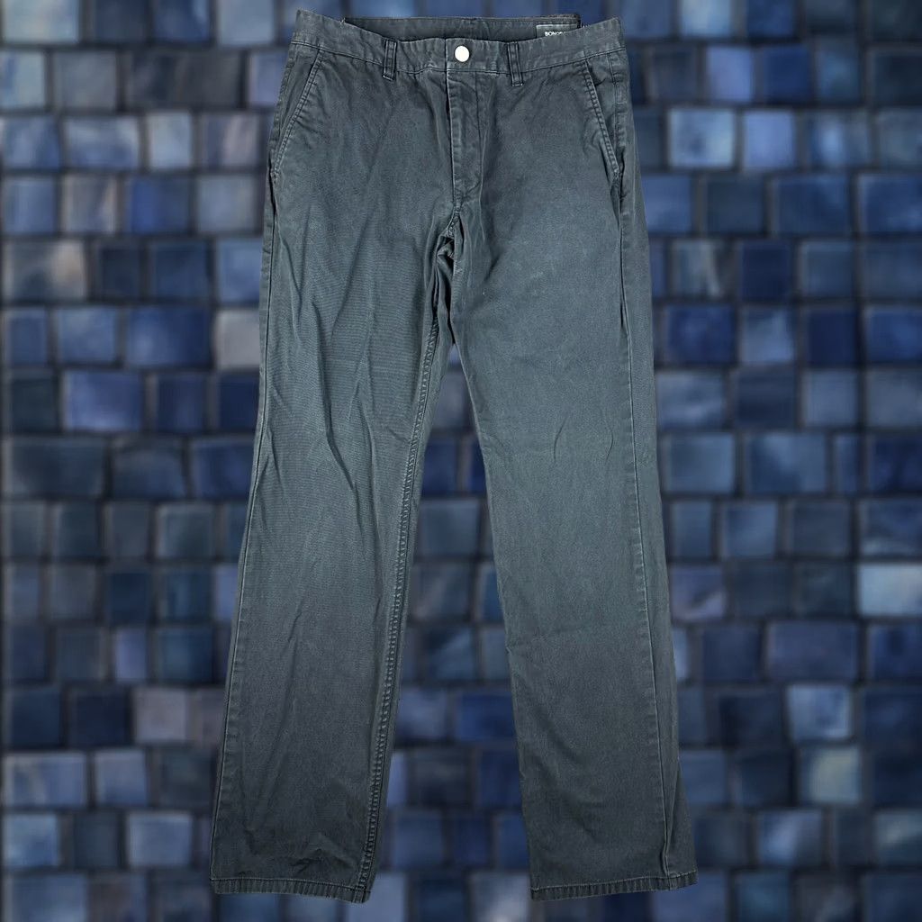 Bonobos Bonobos Pants Mens 34 Straight Leg Chino Blue Cotton Stretch Flat Front Pockets Size US 34 / EU 50 - 1 Thumbnail