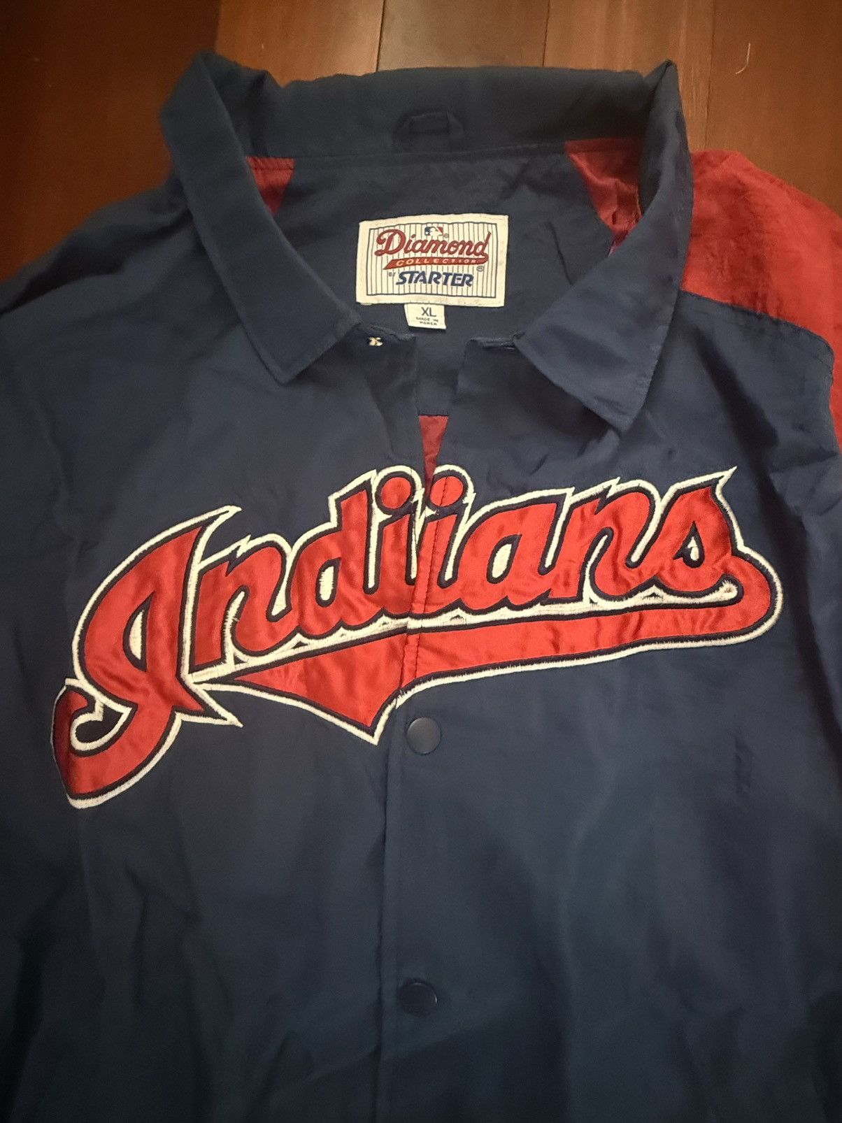 Starter Cleveland Indians Vintage Jacket Size US XL / EU 56 / 4 - 2 Thumbnail