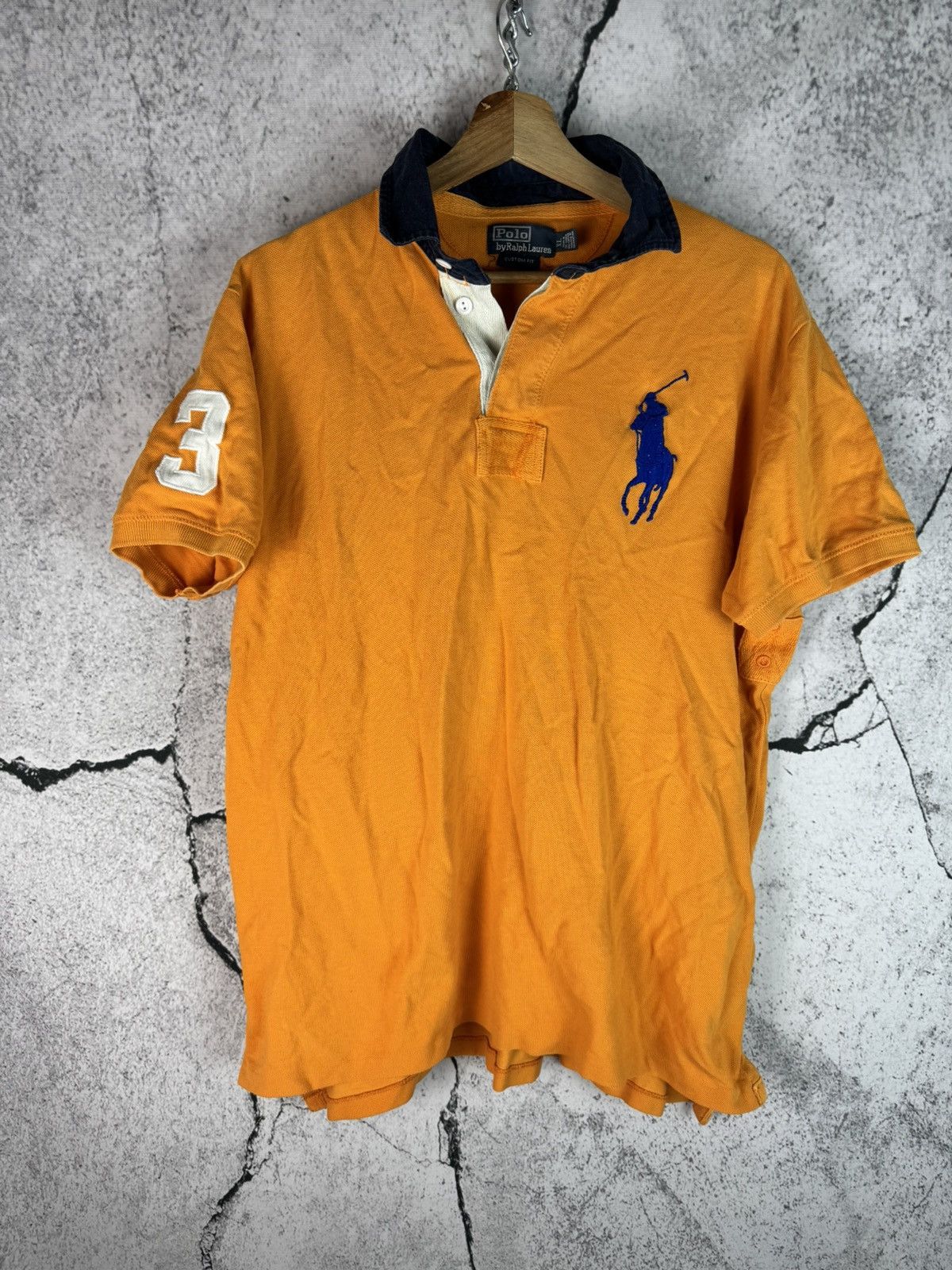 Polo Ralph Lauren Vintage Polo Ralph Lauren Polo T Shirt Rugby Big Logo 90s Size US XL / EU 56 / 4 - 1 Thumbnail