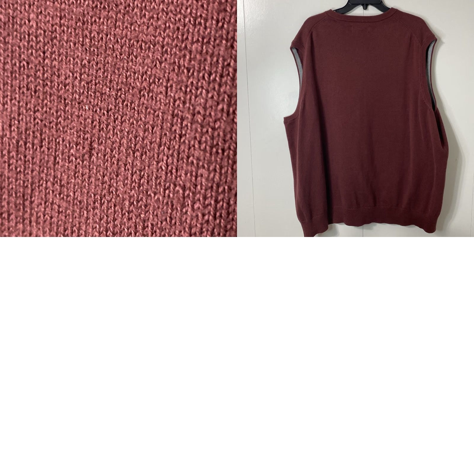 CO Duluth Trading Co Vest Mens 2XL Burgundy Red Nylon Cotton Blend Golf Preowned Vest Size US XXL / EU 58 / 5 - 8 Thumbnail