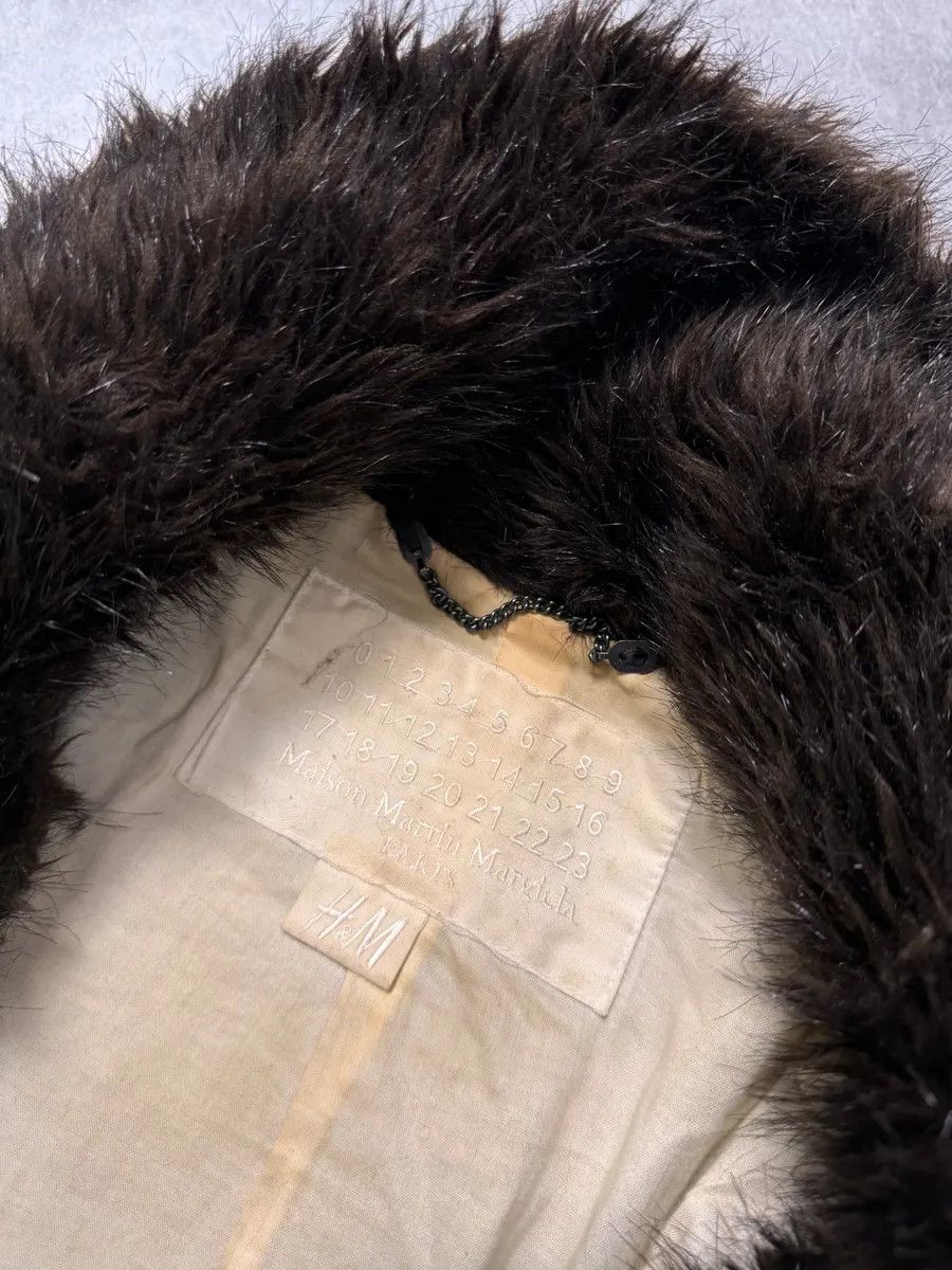 FW2012 Maison Margiela x H&M Faux Fur Long Coat