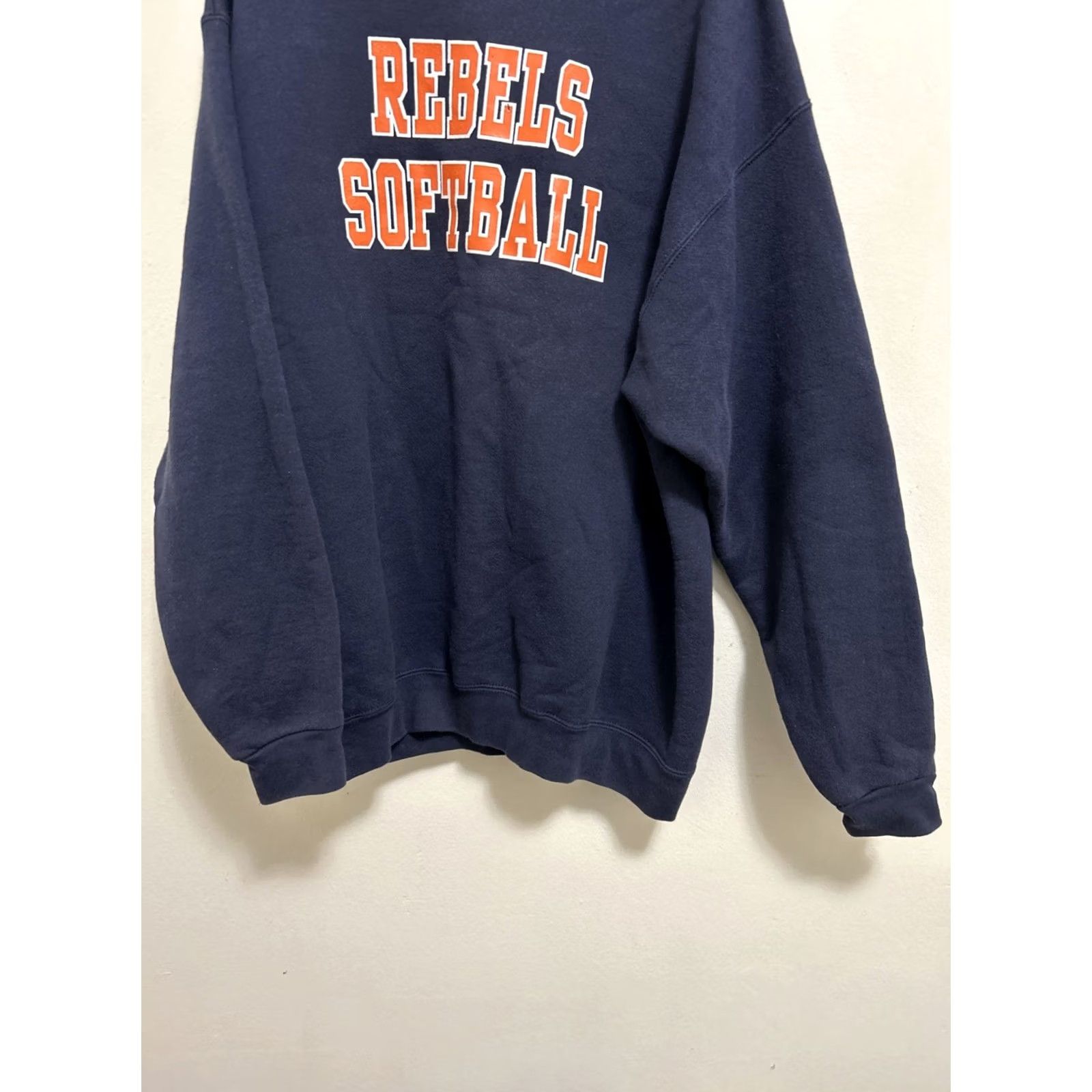 Lee Lee Sweatshirt Mens Large Blue Navy Ultraweight Crewneck Pullover Softball Size US L / EU 52-54 / 3 - 3 Thumbnail