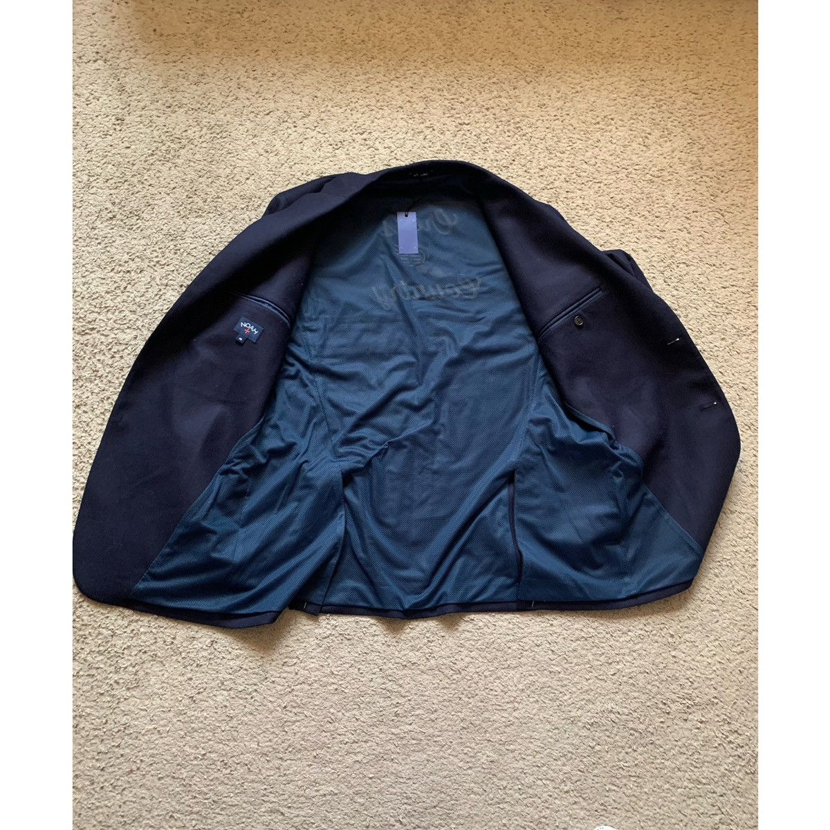 Noah NOAH CROSS COUNTY EMBROIDERED LOGO BLAZER JACKET Size 40R - 22 Thumbnail