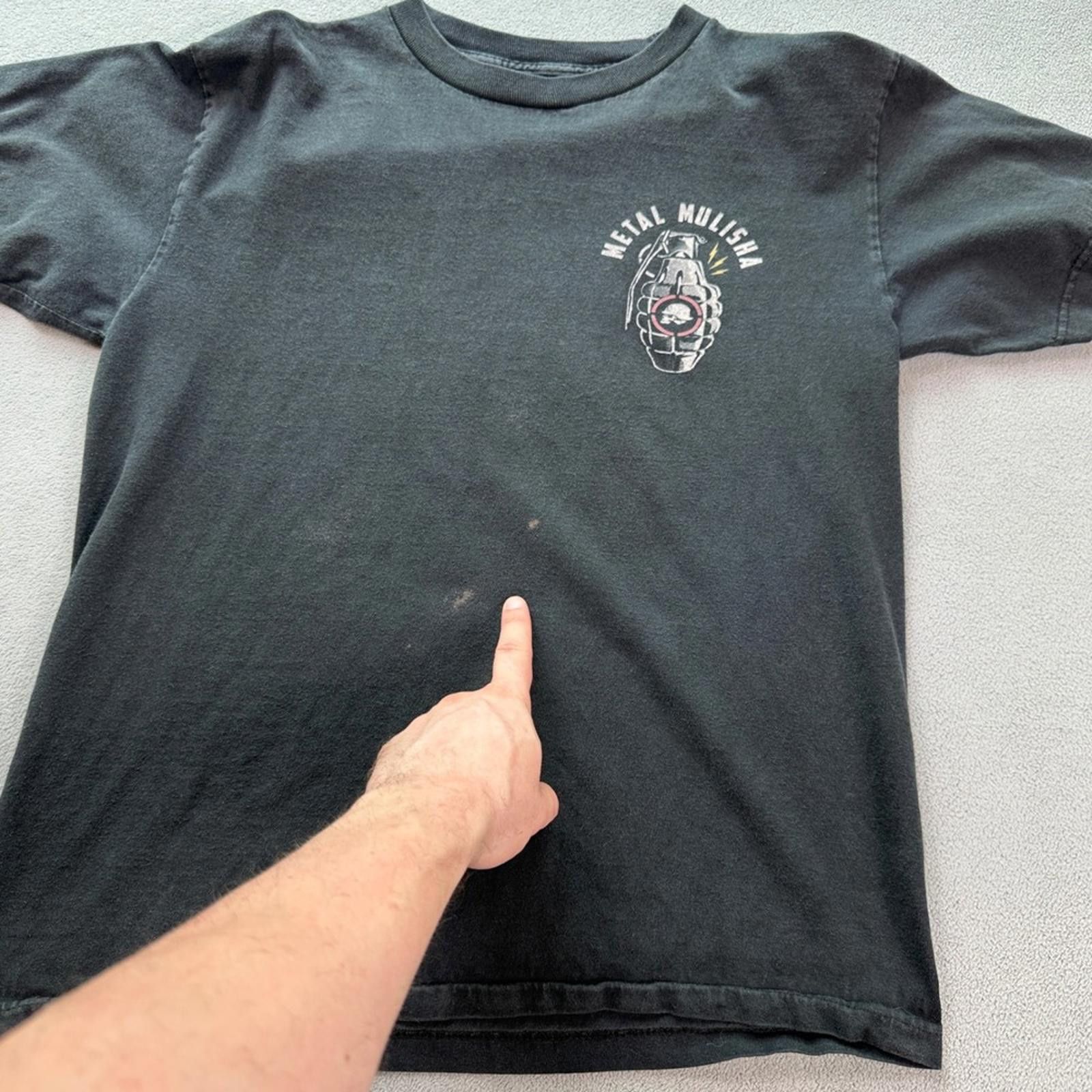 Metal Mulisha Vintage Metal Mulisha Mens T Shirt Grenade Graphic Black Size US M / EU 48-50 / 2 - 6 Thumbnail