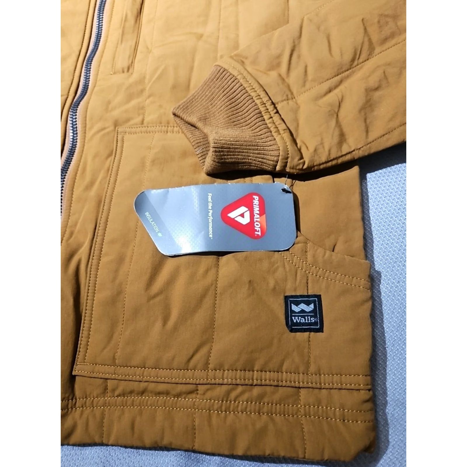 Walls Walls Jacket Mens M Beige Nwt Bristlecone Driftwood Puffer Primaloft Full Zip Size US M / EU 48-50 / 2 - 6 Thumbnail