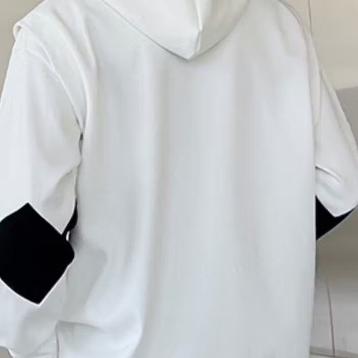 Japanese Brand Two Tone Zig Zag Hoodie Size US L / EU 52-54 / 3 - 3 Thumbnail