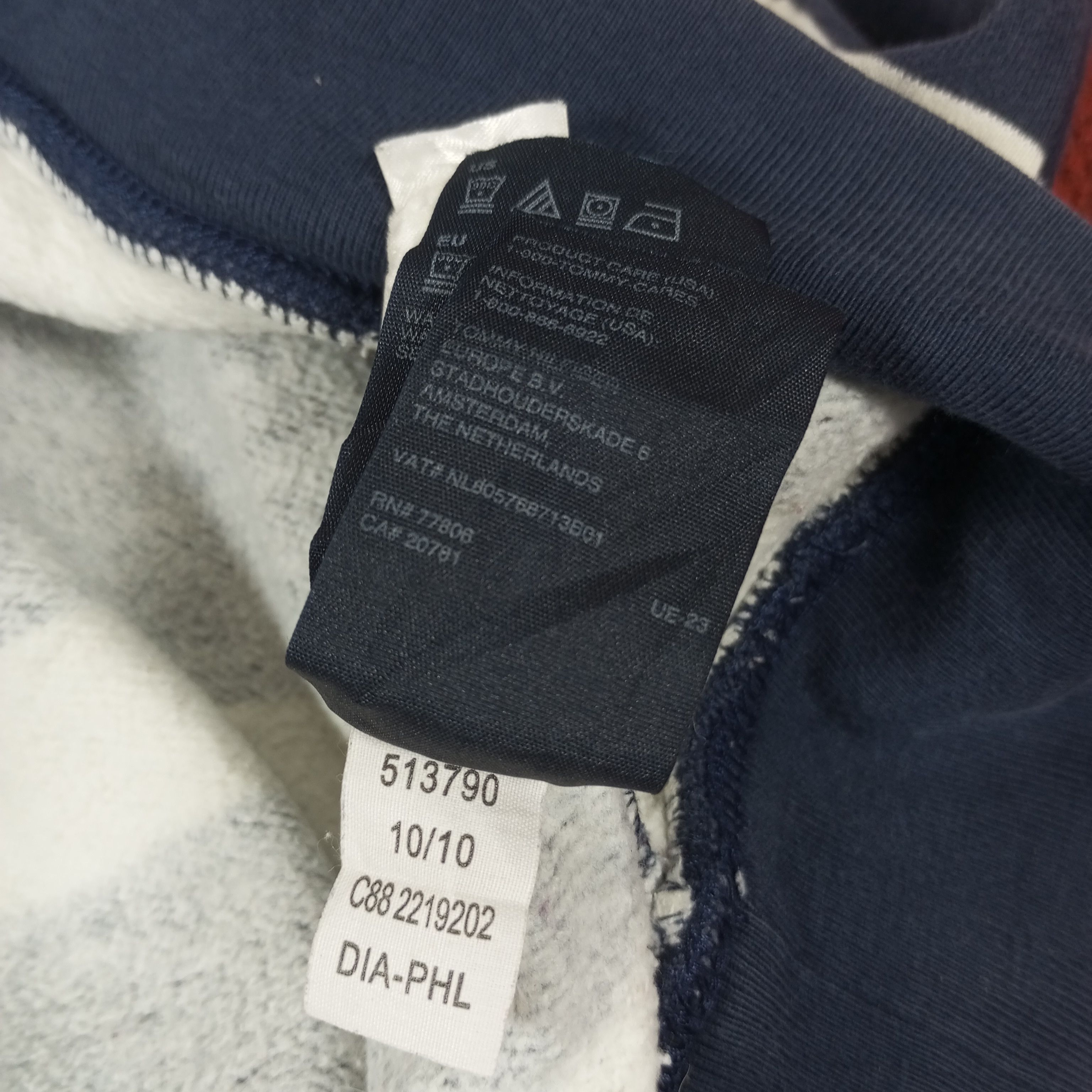 Tommy Hilfiger Tommy Hilfiger Center Spellout Stripes Design Hoodies Size US XL / EU 56 / 4 - 12 Thumbnail