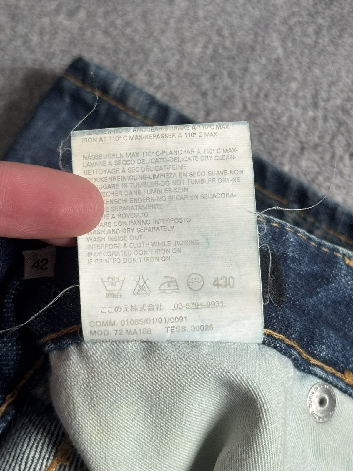 Dsquared2 Dsquared2 42size retro mini denim skirt avantgarde LGB Y2K Size 28" / US 6 / IT 42 - 13 Thumbnail