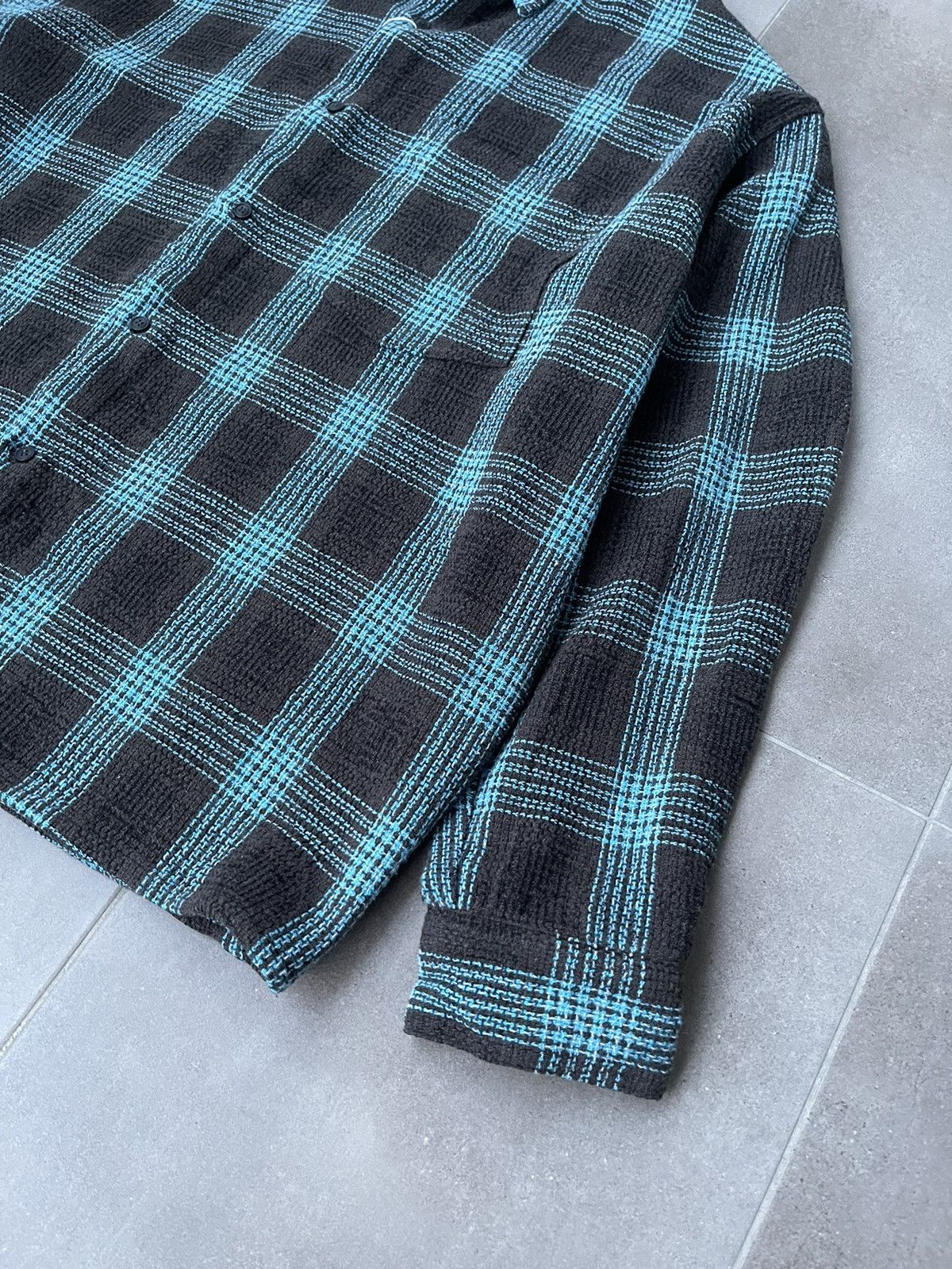 Won Hundred !DS! SS23 Won Hundred Maza Brown Blue Checker Flannel Shirt Size US L / EU 52-54 / 3 - 8 Thumbnail