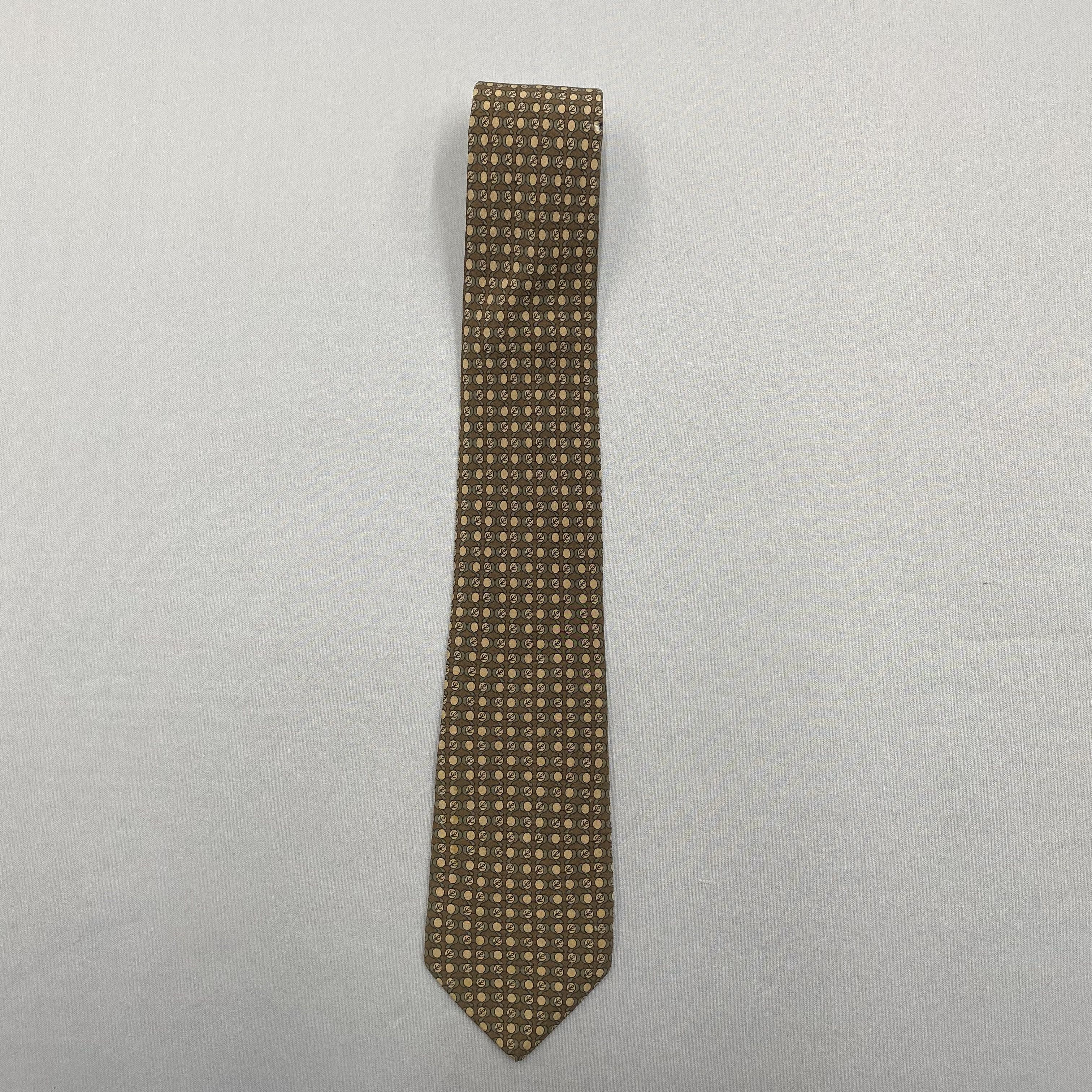 Loewe Vintage Loewe SILK Necktie Cravate Pure Silk Neck Tie Size ONE SIZE - 3 Thumbnail