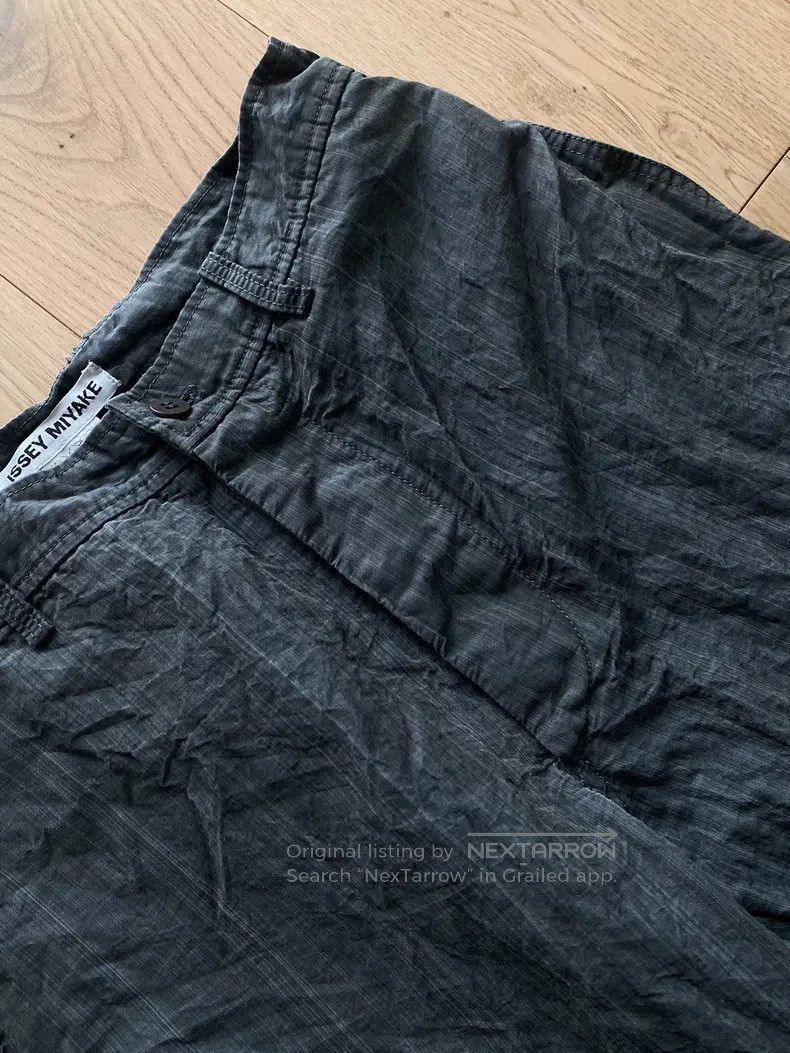 Issey Miyake Issey Miyake size:S Gray-green Washed Pleated Fabric Trous Size US 26 / EU 42 - 4 Thumbnail