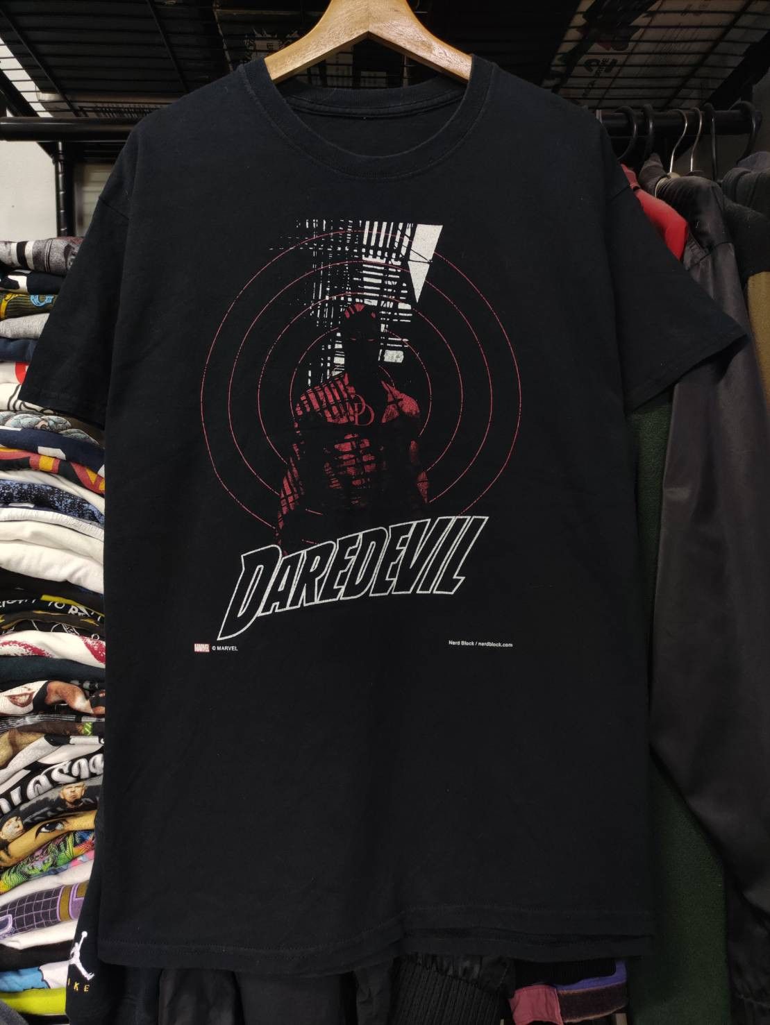 Marvel Comics Vtg Marvel " Daredevil " Character Promo T-Shirt Size US L / EU 52-54 / 3 - 2 Thumbnail