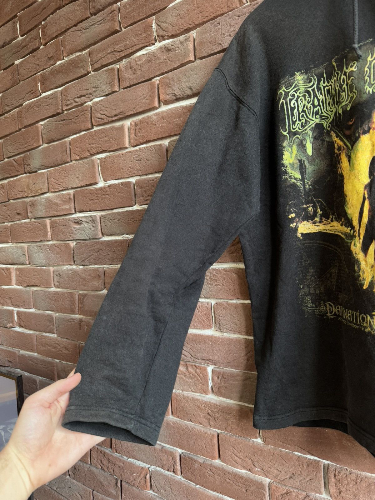 Band Tees Vintage 00s Cradle of Filth Damnatio Black Metal Band hoodie Size US L / EU 52-54 / 3 - 4 Thumbnail